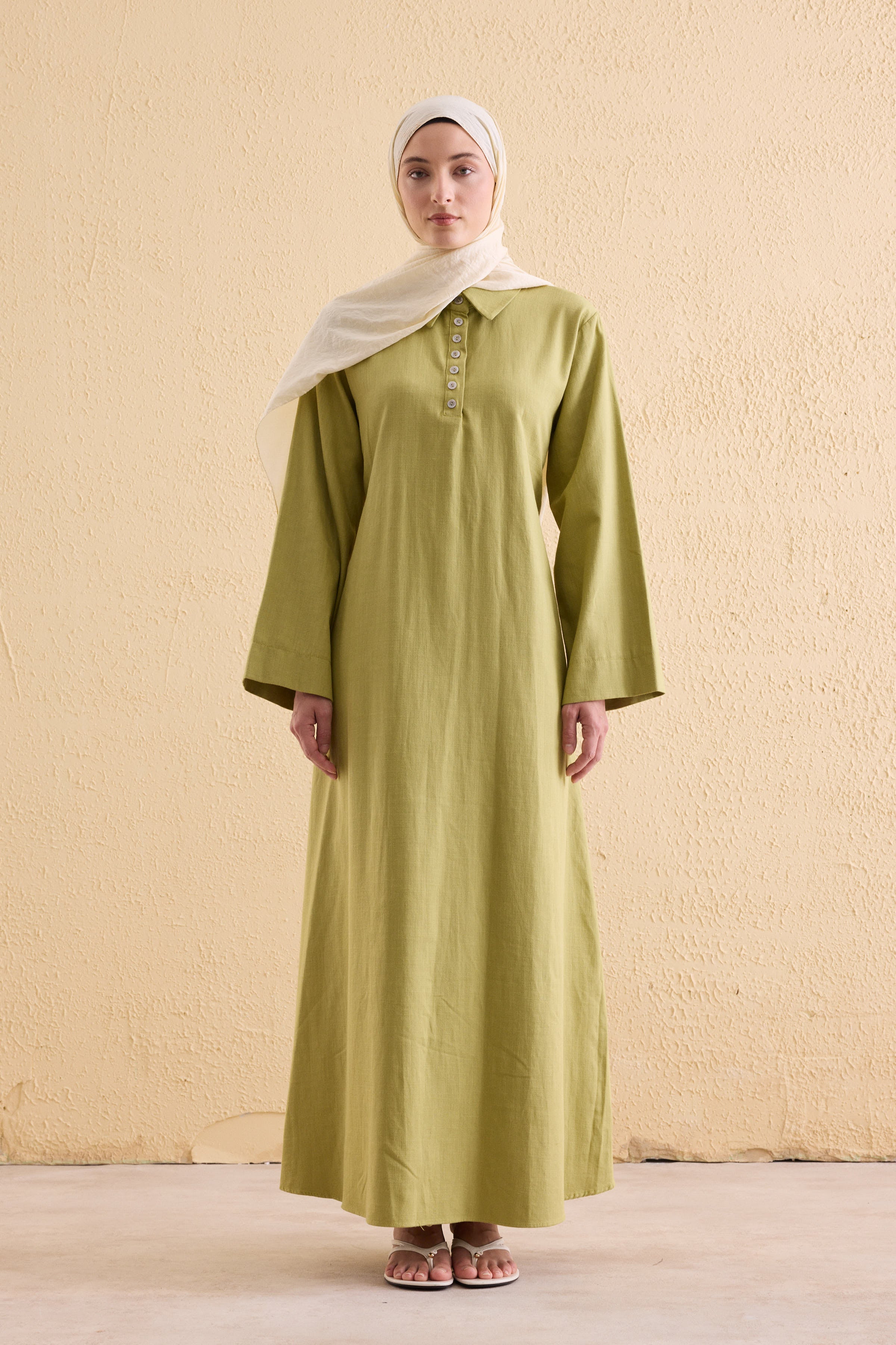 OASİS Leinen Maxi Kleid
