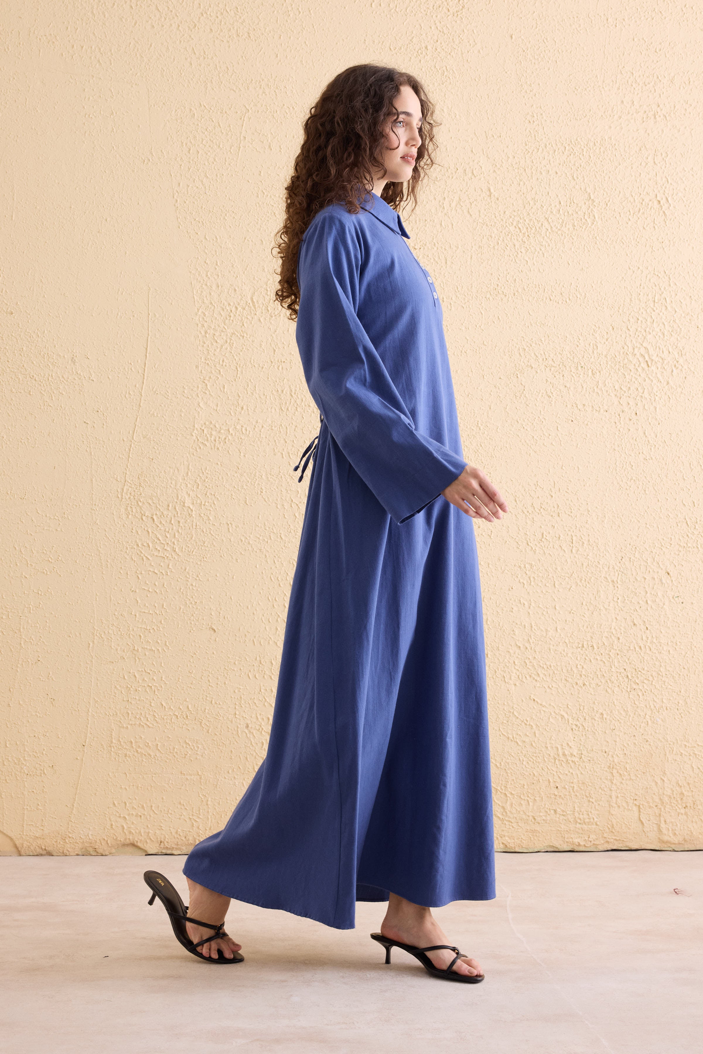 OASİS Leinen Maxi Kleid