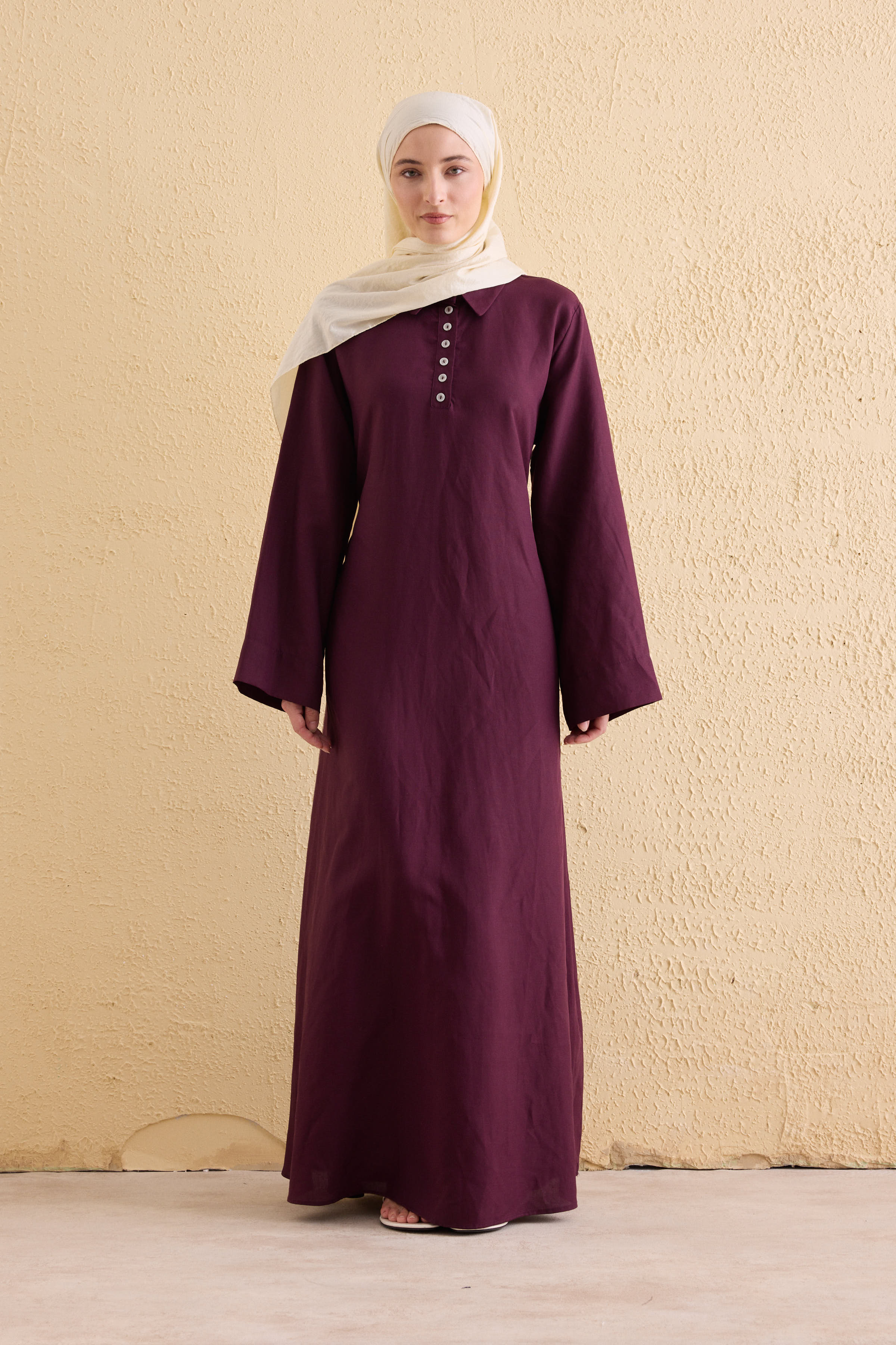 OASİS Leinen Maxi Kleid