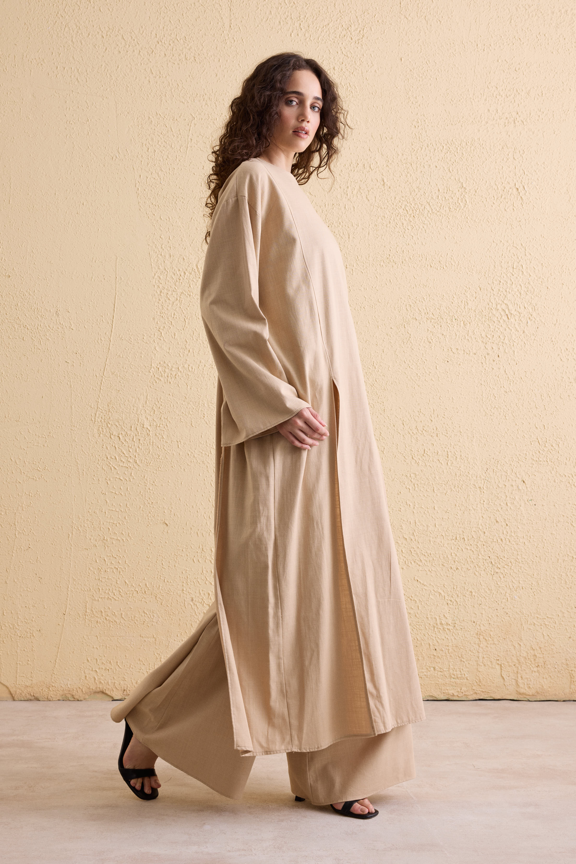 OASIS Leinen Maxi Tunika