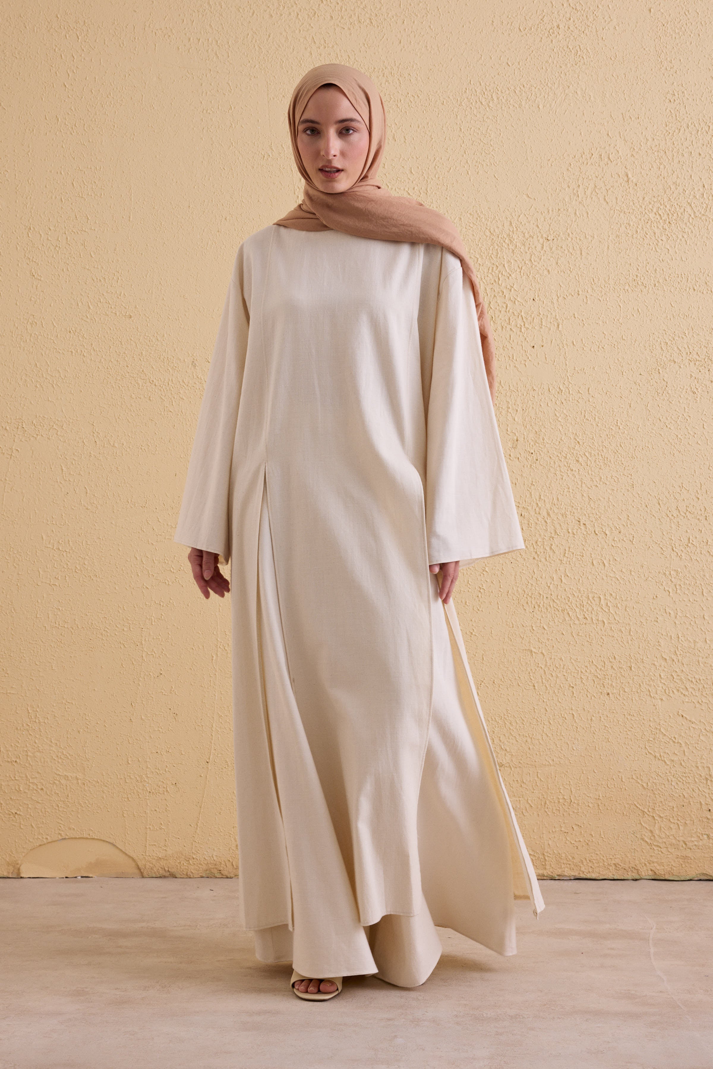 OASIS Leinen Maxi Tunika