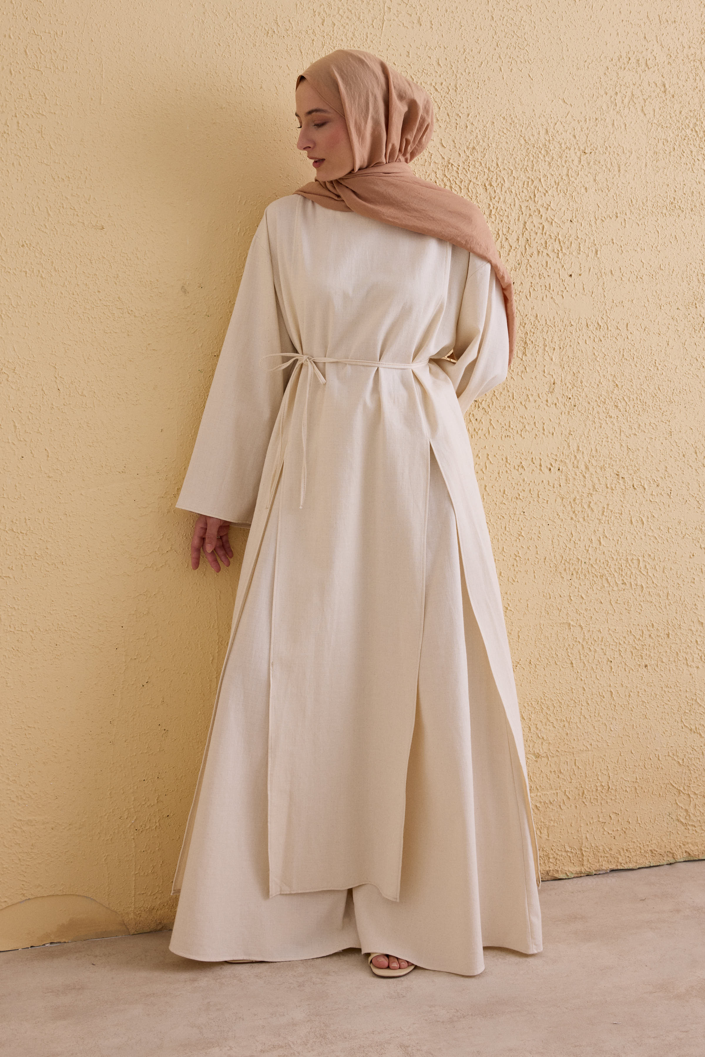 OASIS Leinen Maxi Tunika