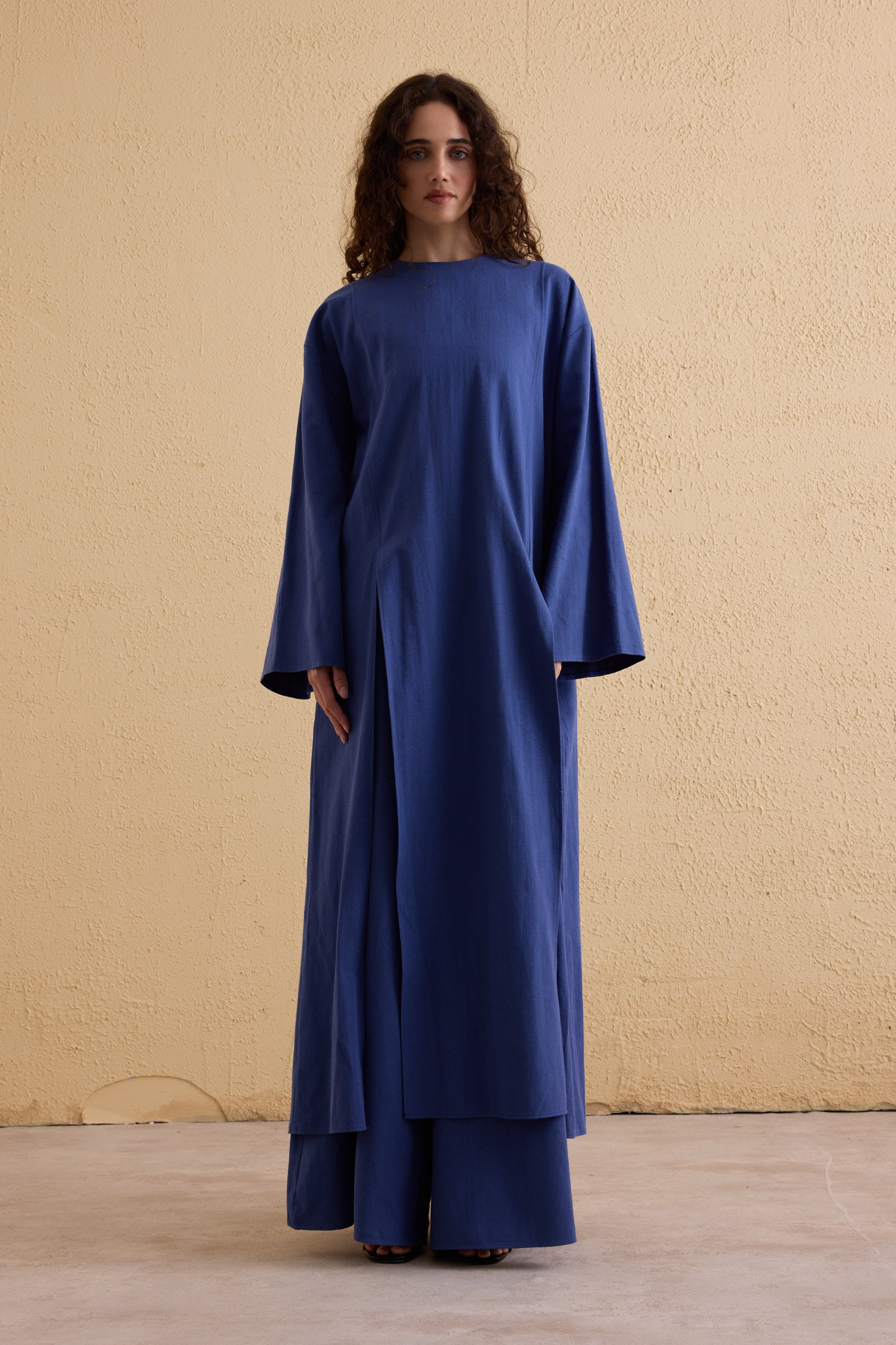 OASIS Leinen Maxi Tunika