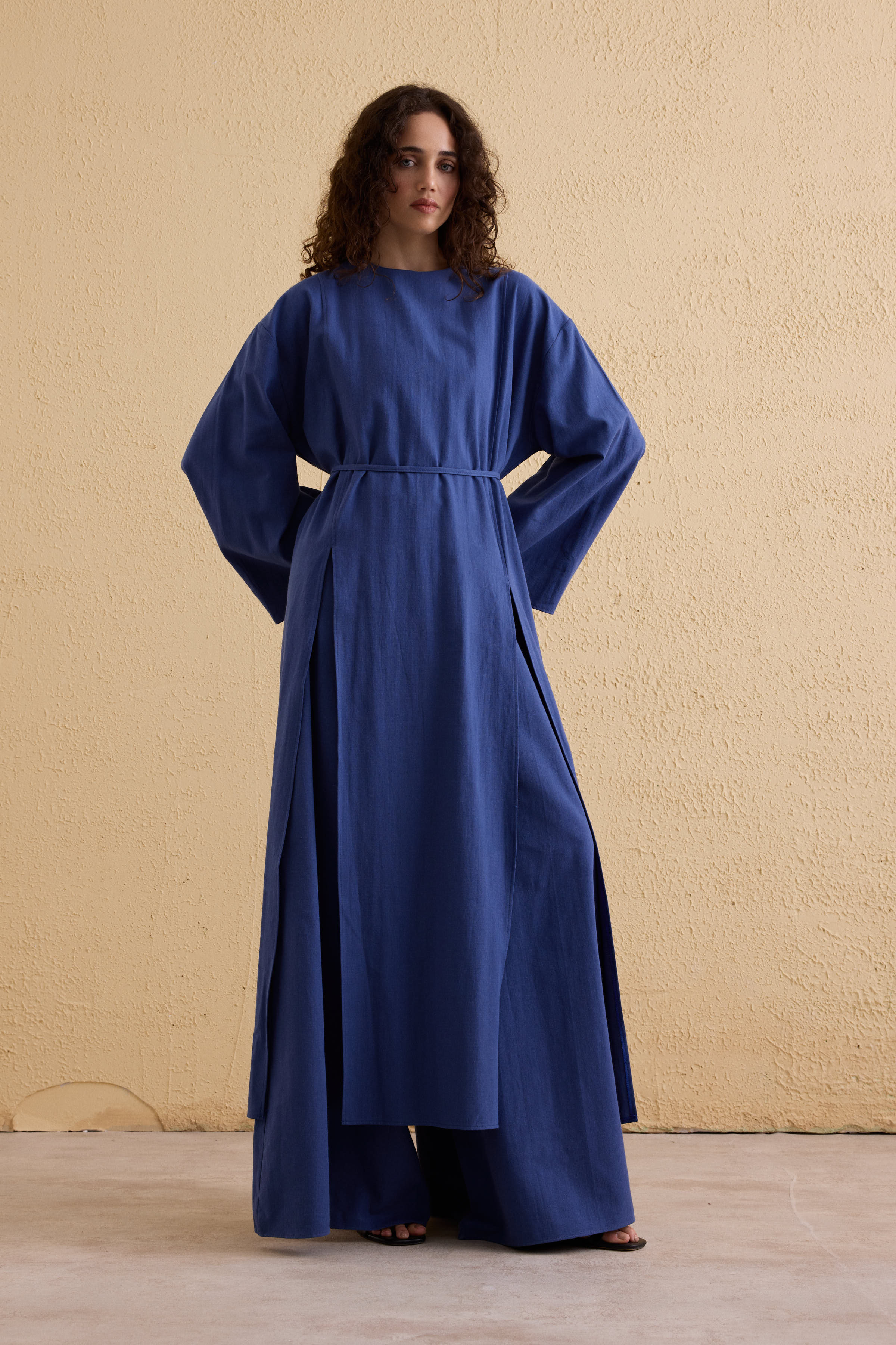 OASIS Leinen Maxi Tunika