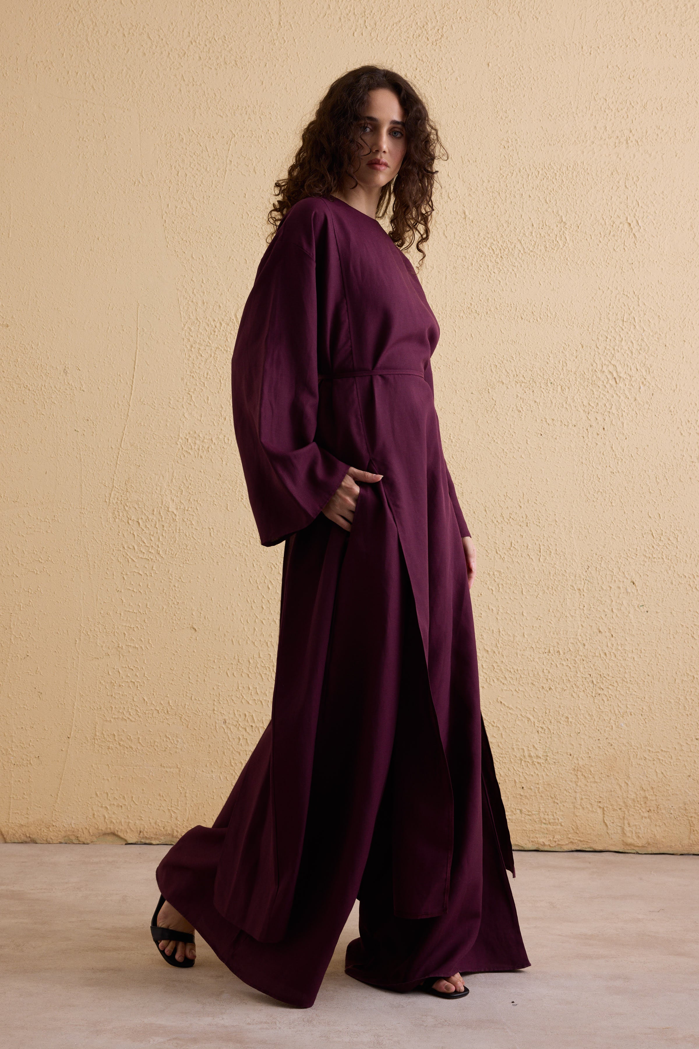 OASIS Leinen Maxi Tunika