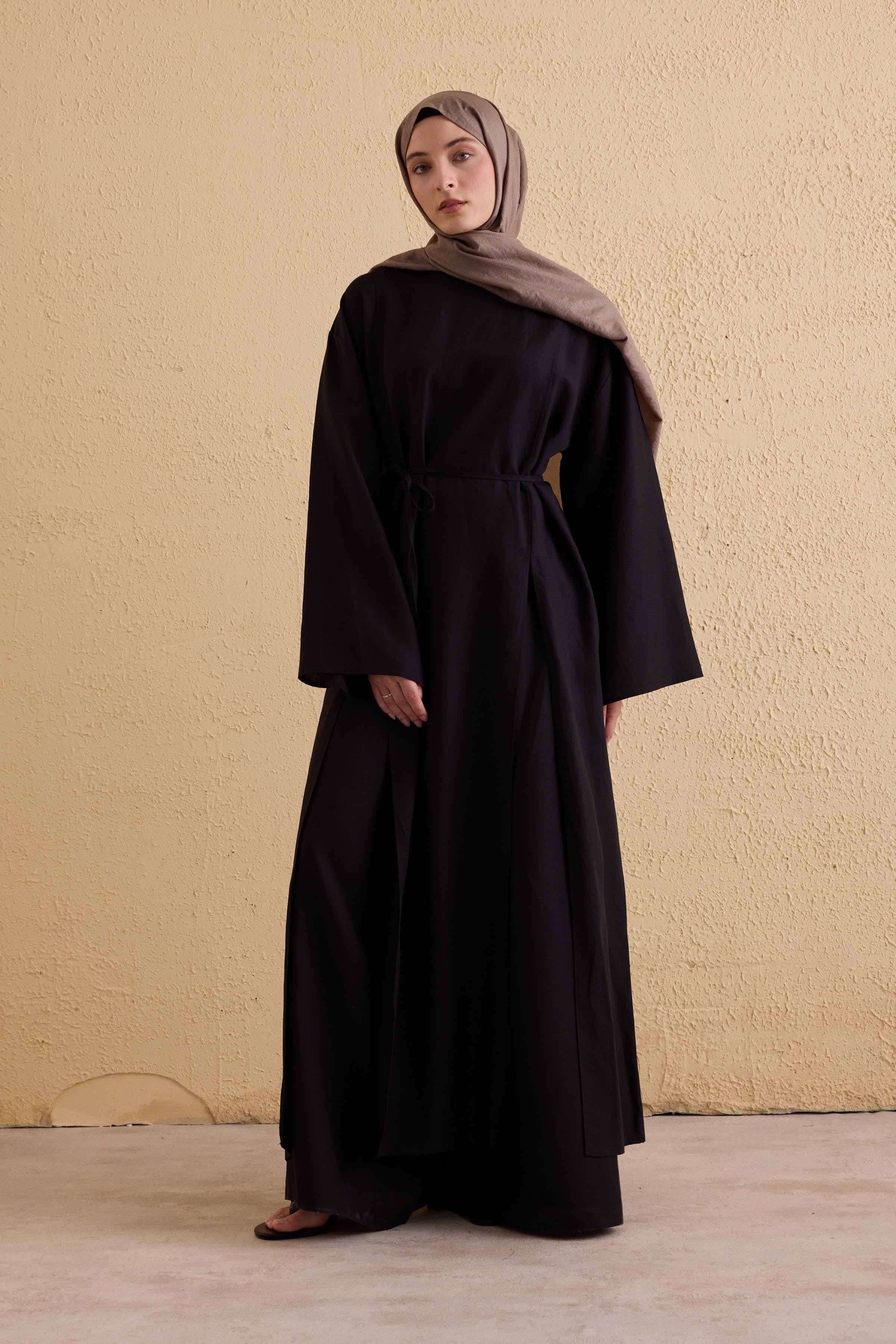 OASIS Leinen Maxi Tunika-Hosen Set