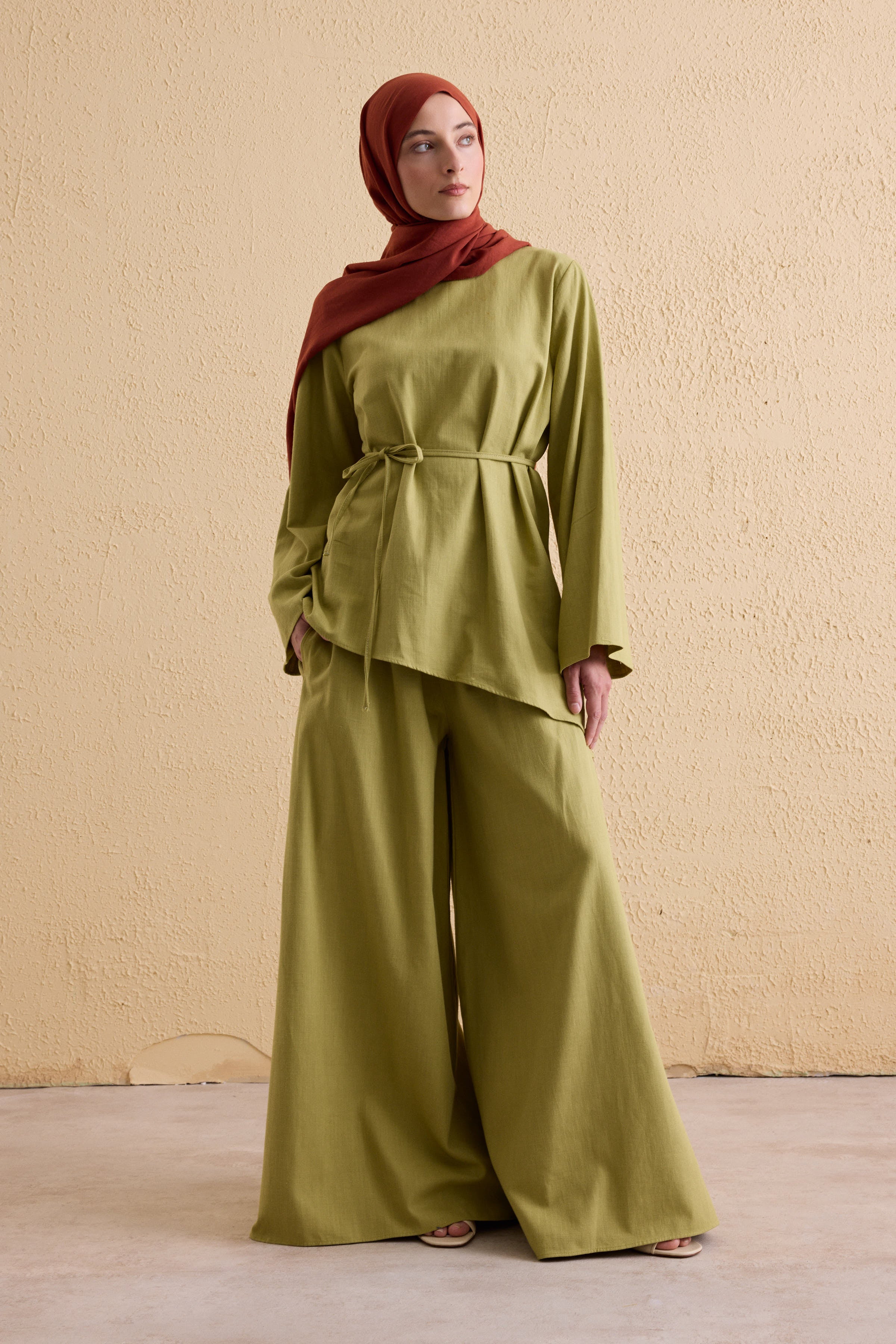 OASIS Leinen Tunika-Hosen Set