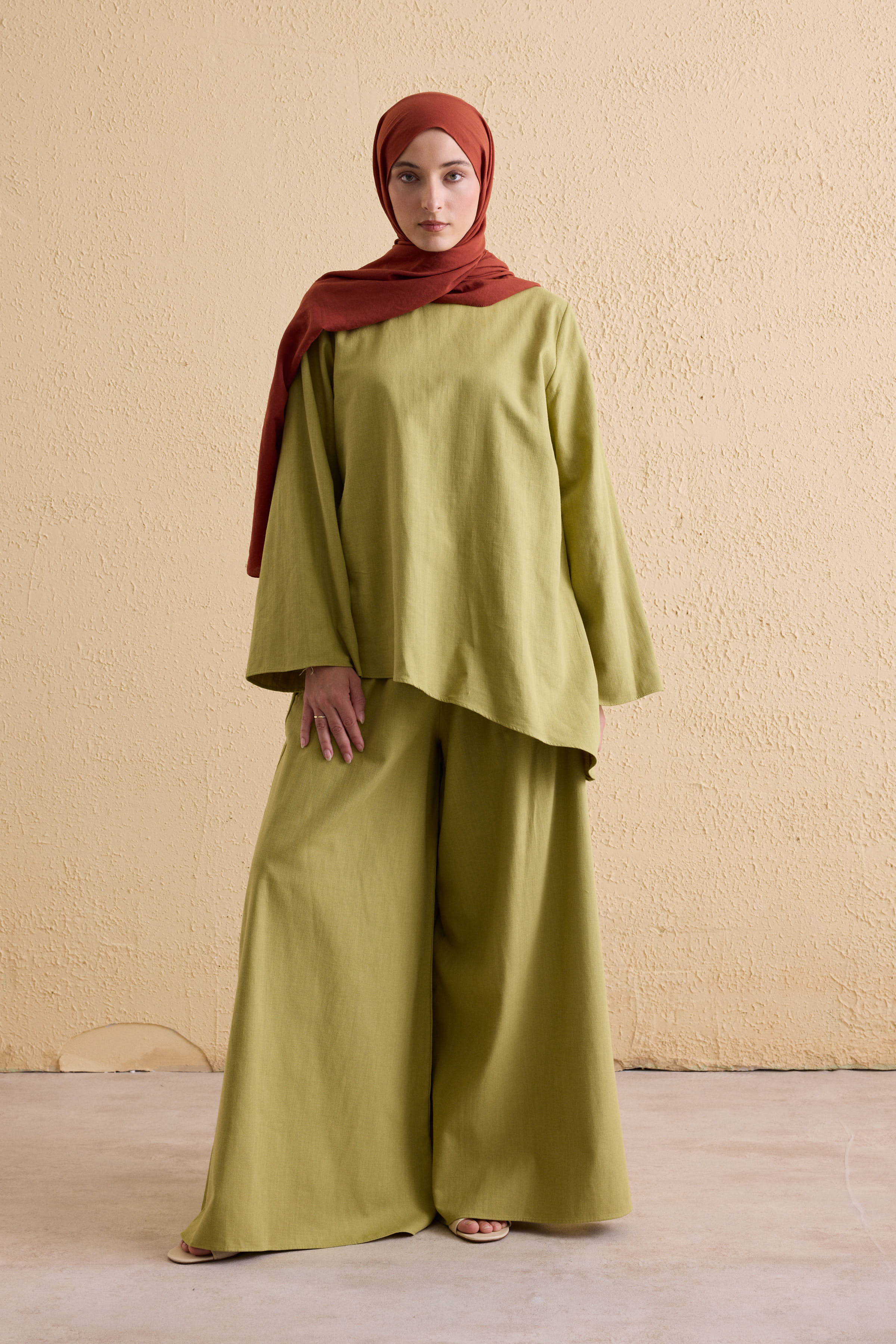 OASIS Leinen Tunika-Hosen Set