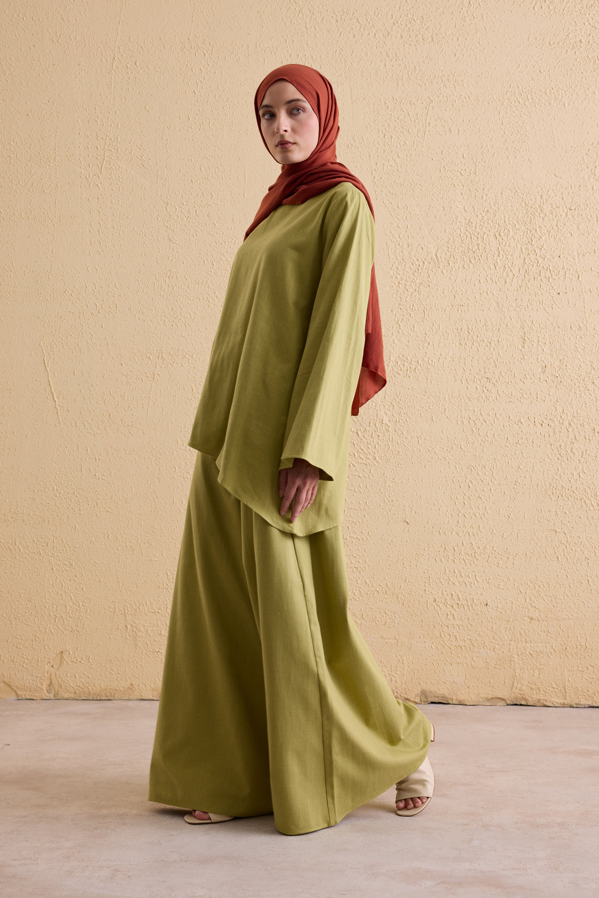 OASIS Leinen Tunika-Hosen Set