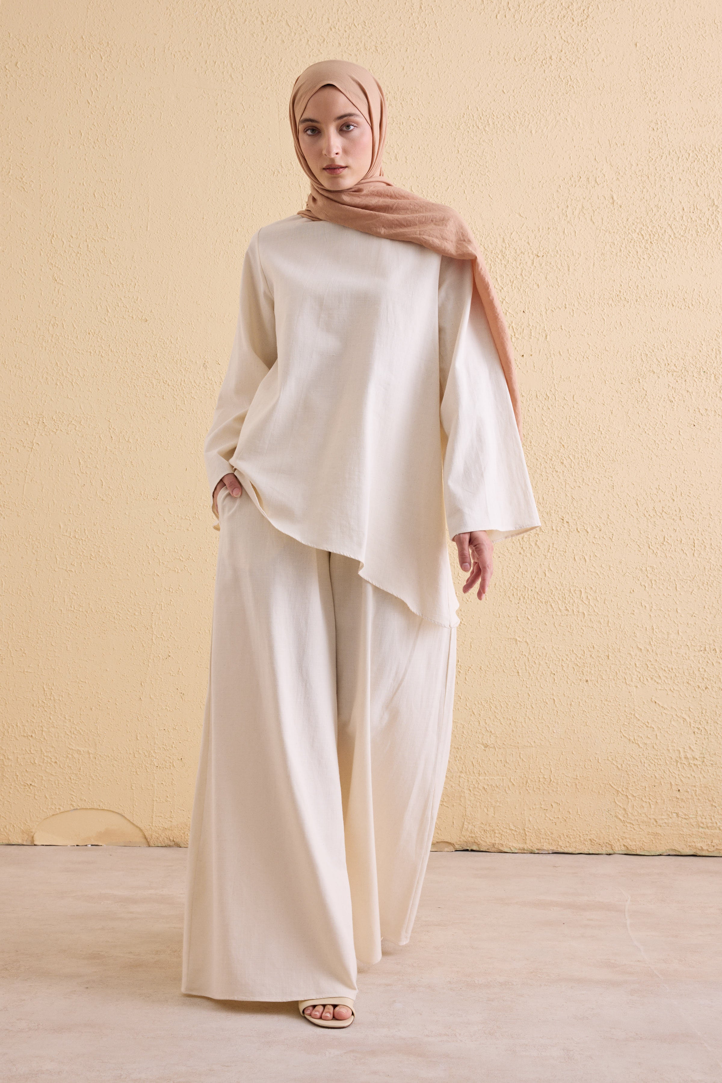 OASIS Leinen Tunika-Hosen Set