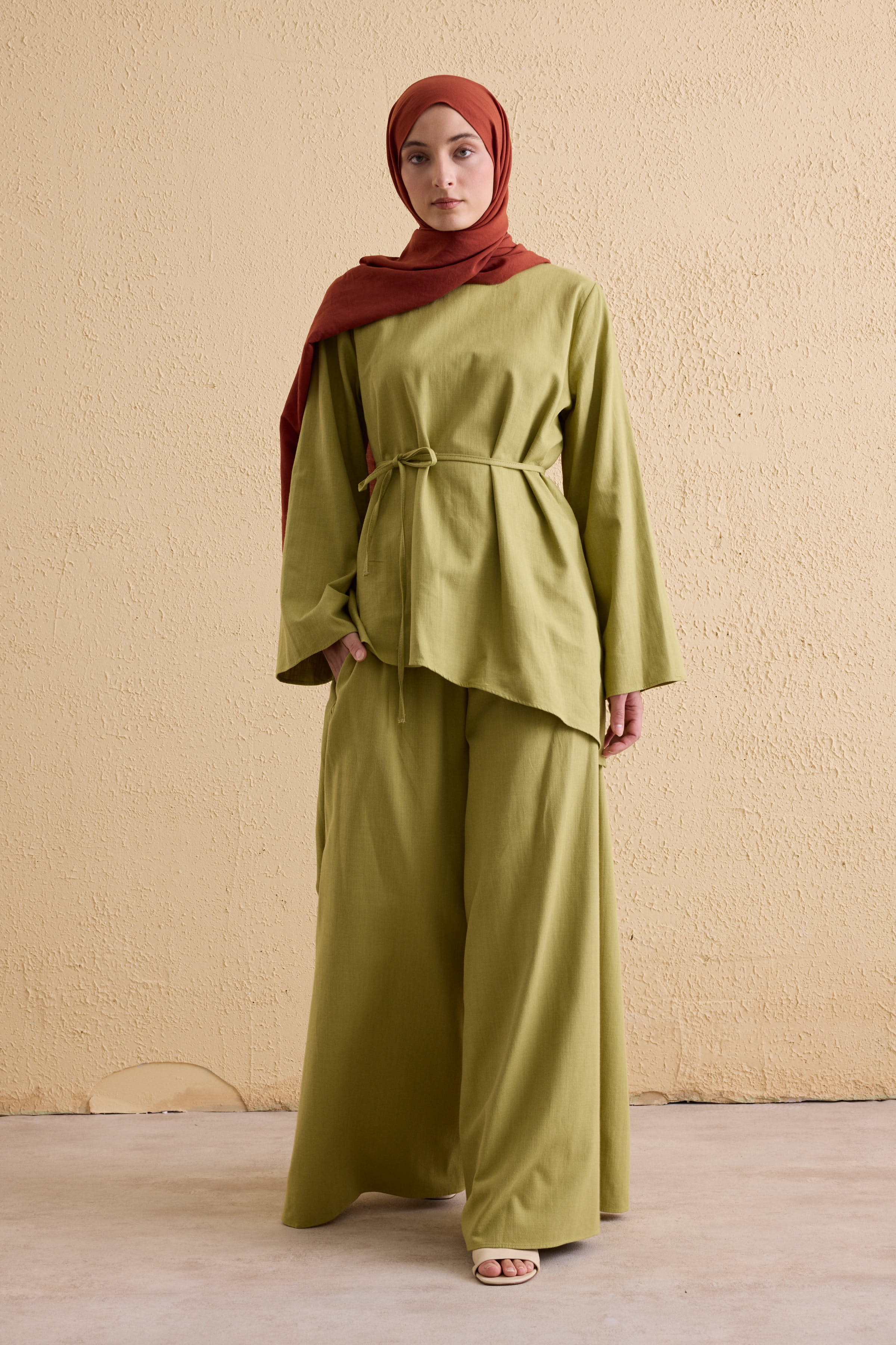 OASIS Leinen Tunika-Hosen Set