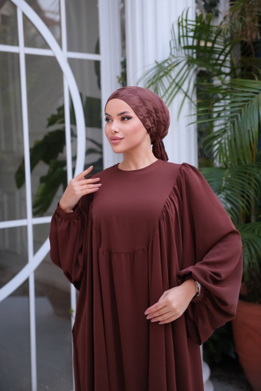 Safa Dubai İpek Abaya