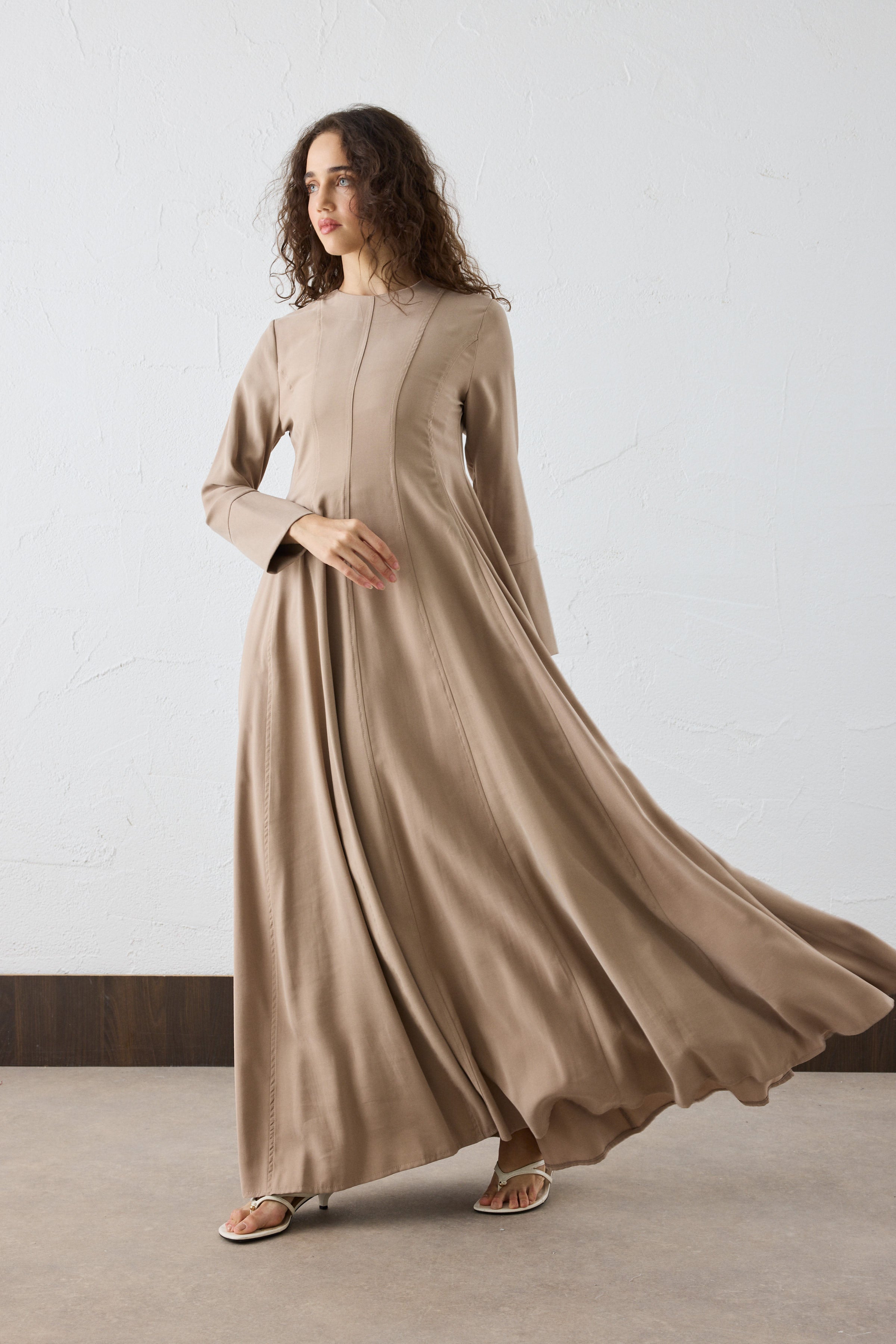 Silent Flow Lyocell Maxi Kleid