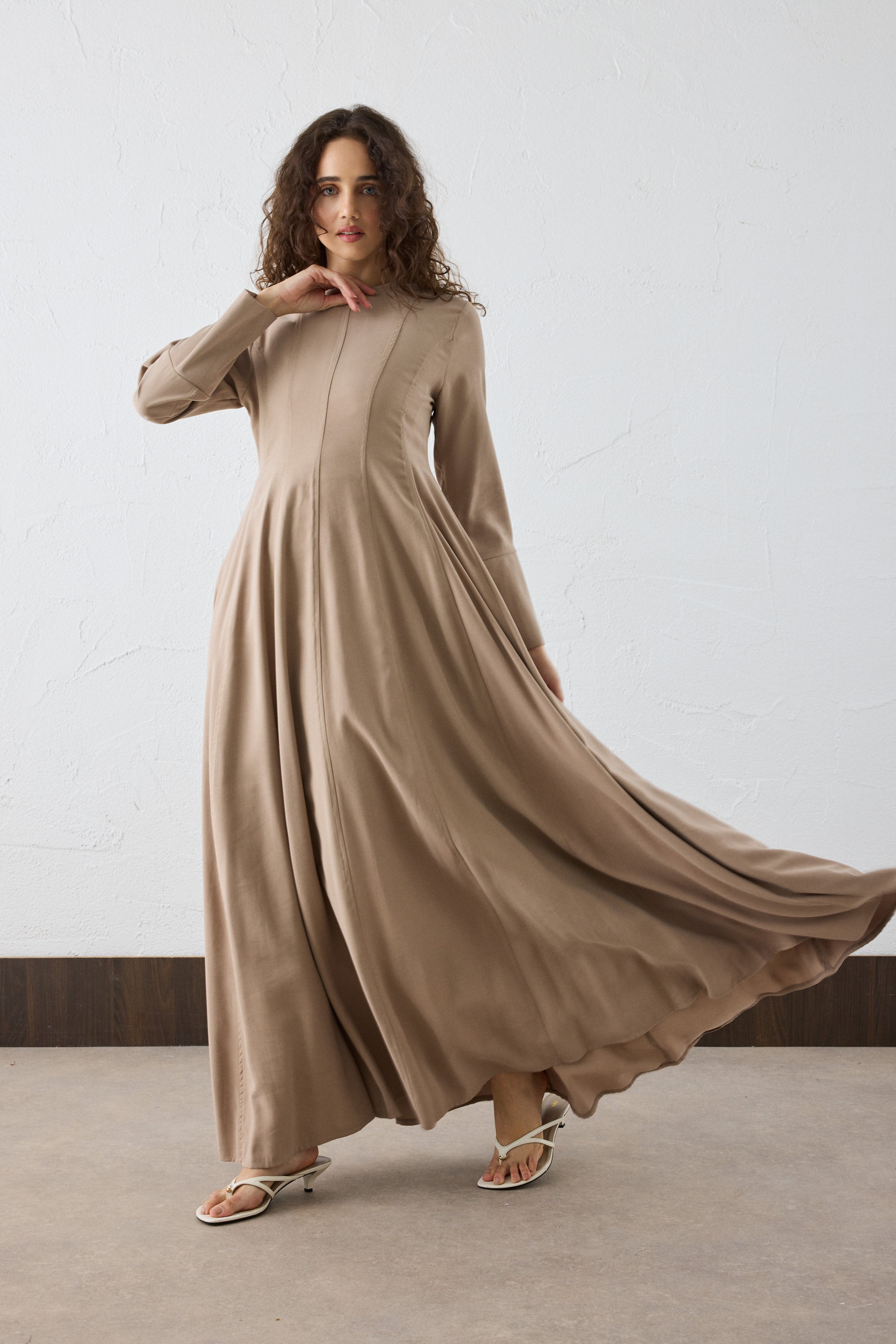 Silent Flow Lyocell Maxi Kleid