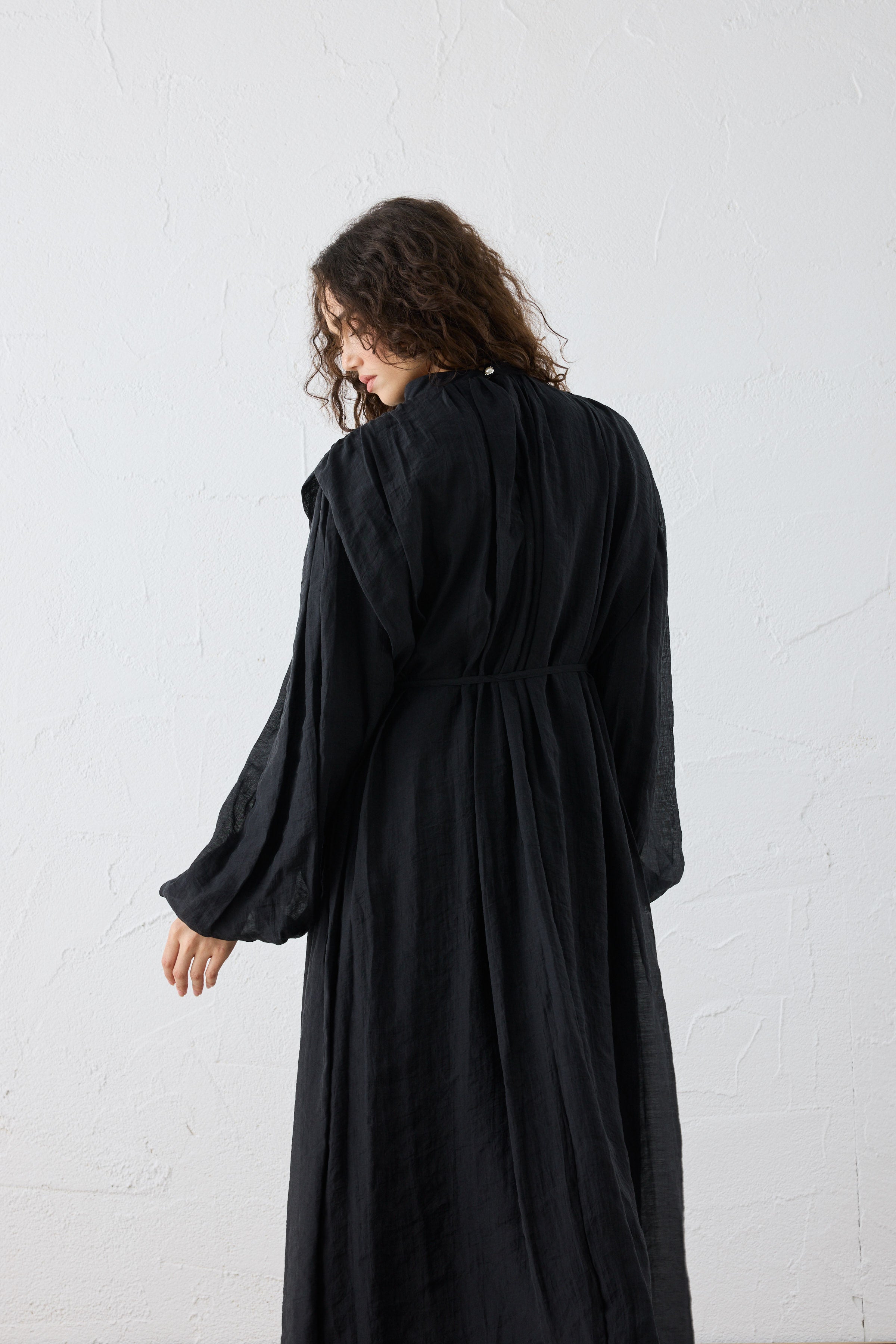 VELORA Crinkle Maxi KLeid