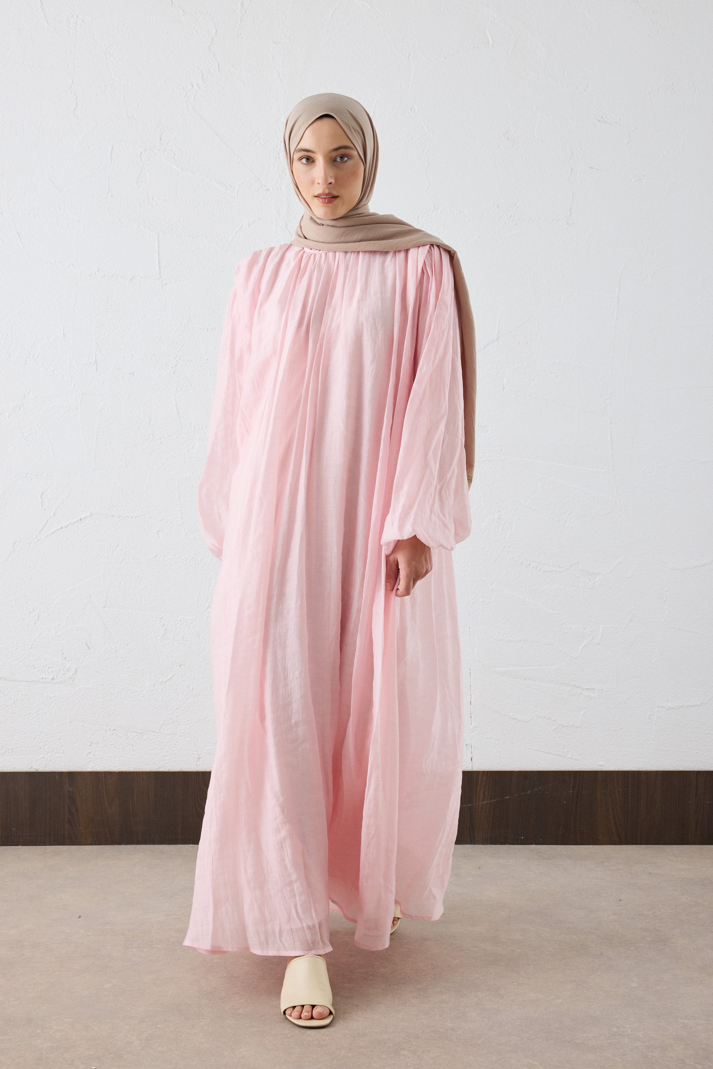 VELORA Crinkle Maxi KLeid
