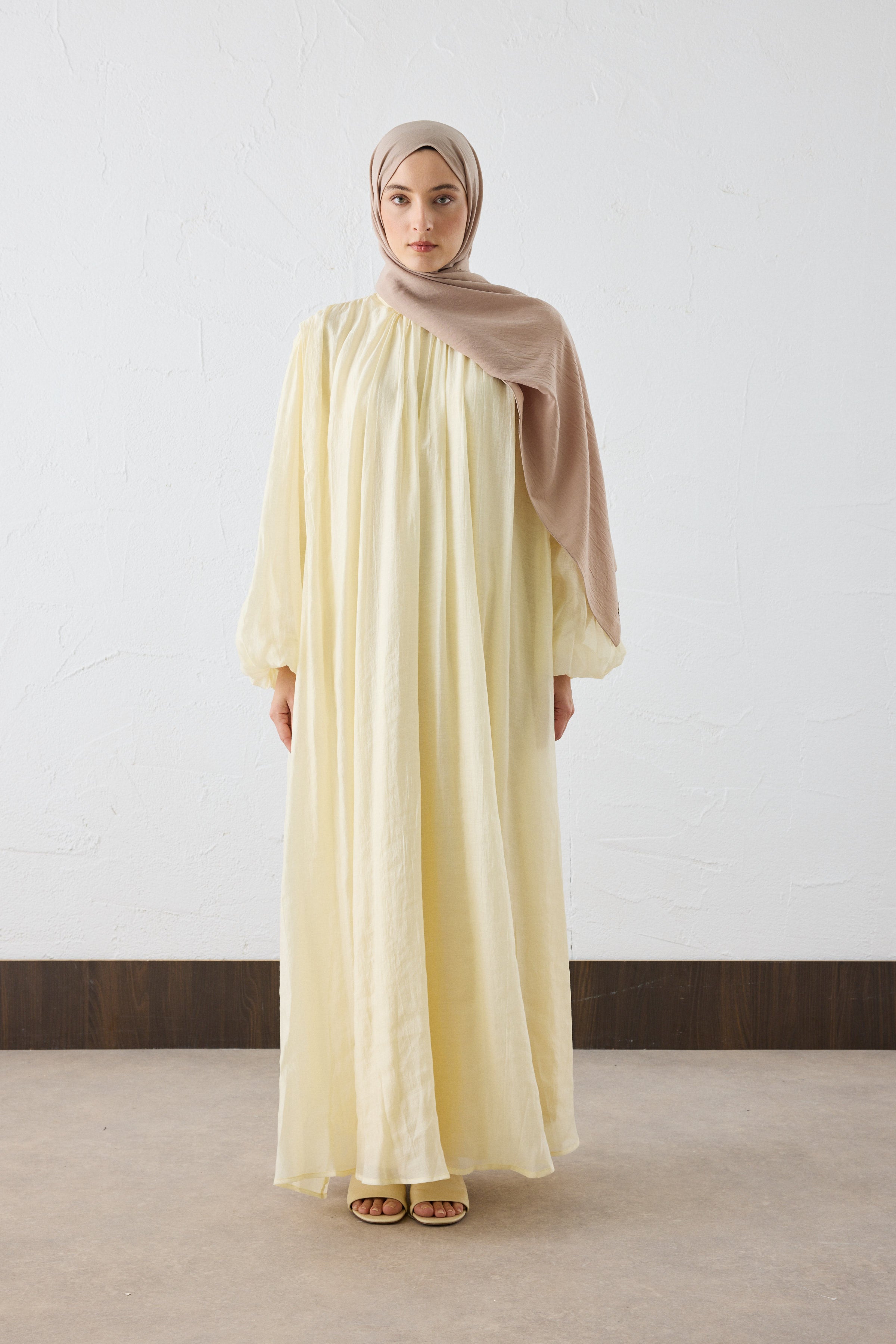 VELORA Crinkle Maxi KLeid