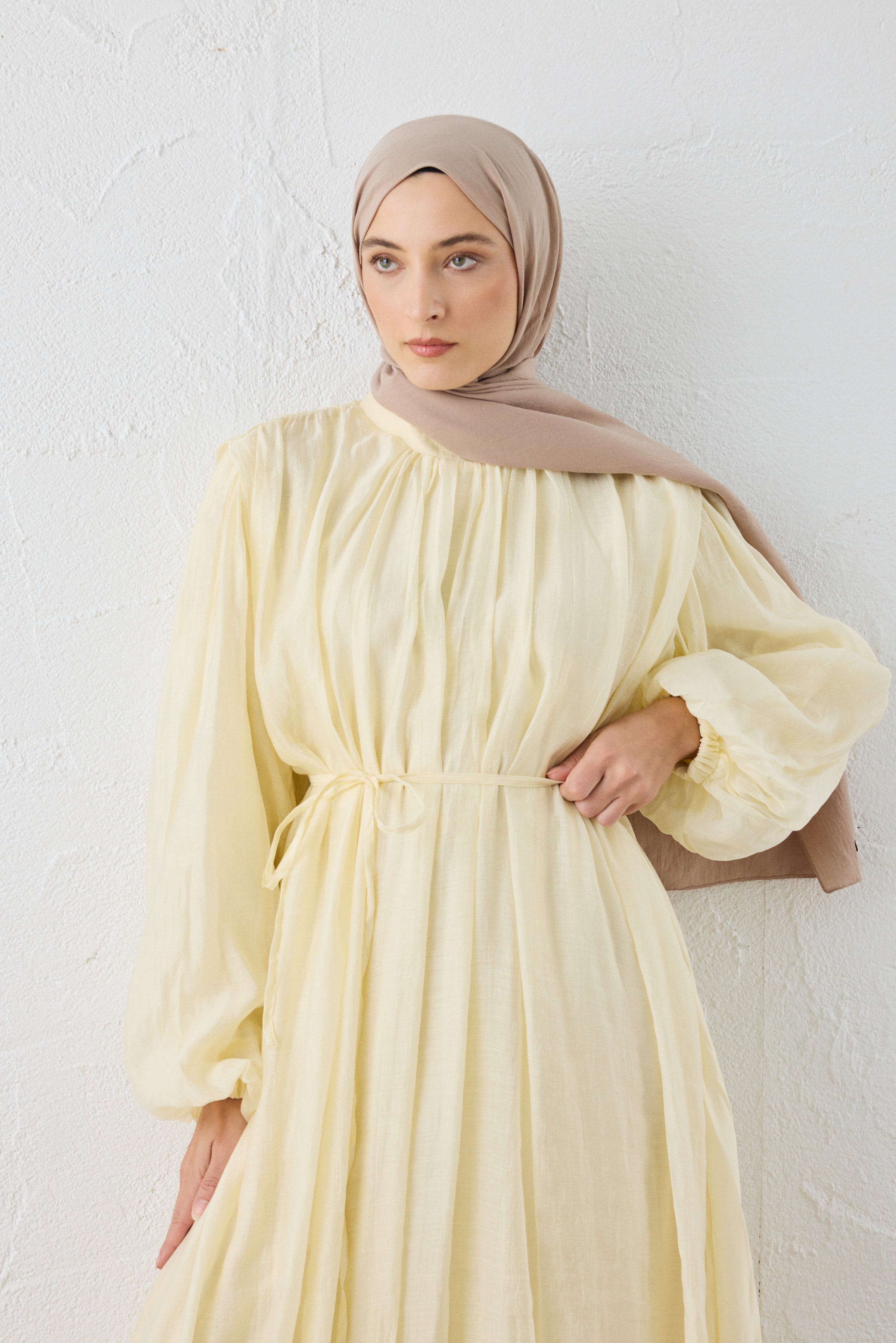 VELORA Crinkle Maxi KLeid
