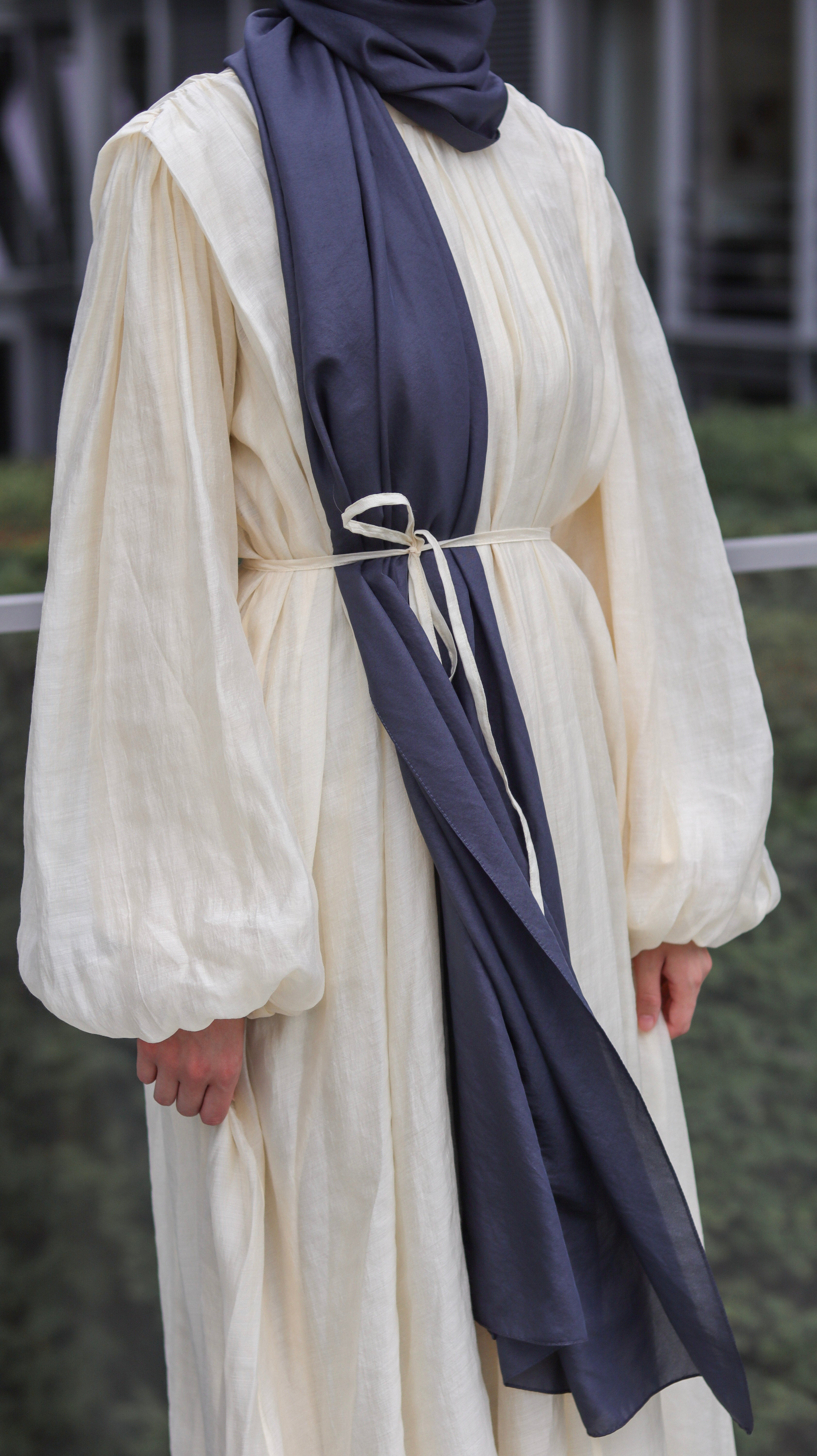 VELORA Crinkle Maxi KLeid