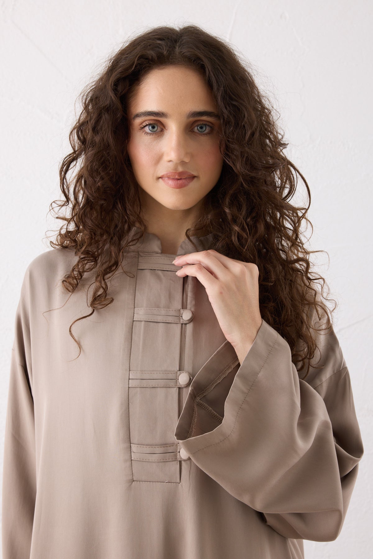 Asia Silk Cupra Maxi Kleid