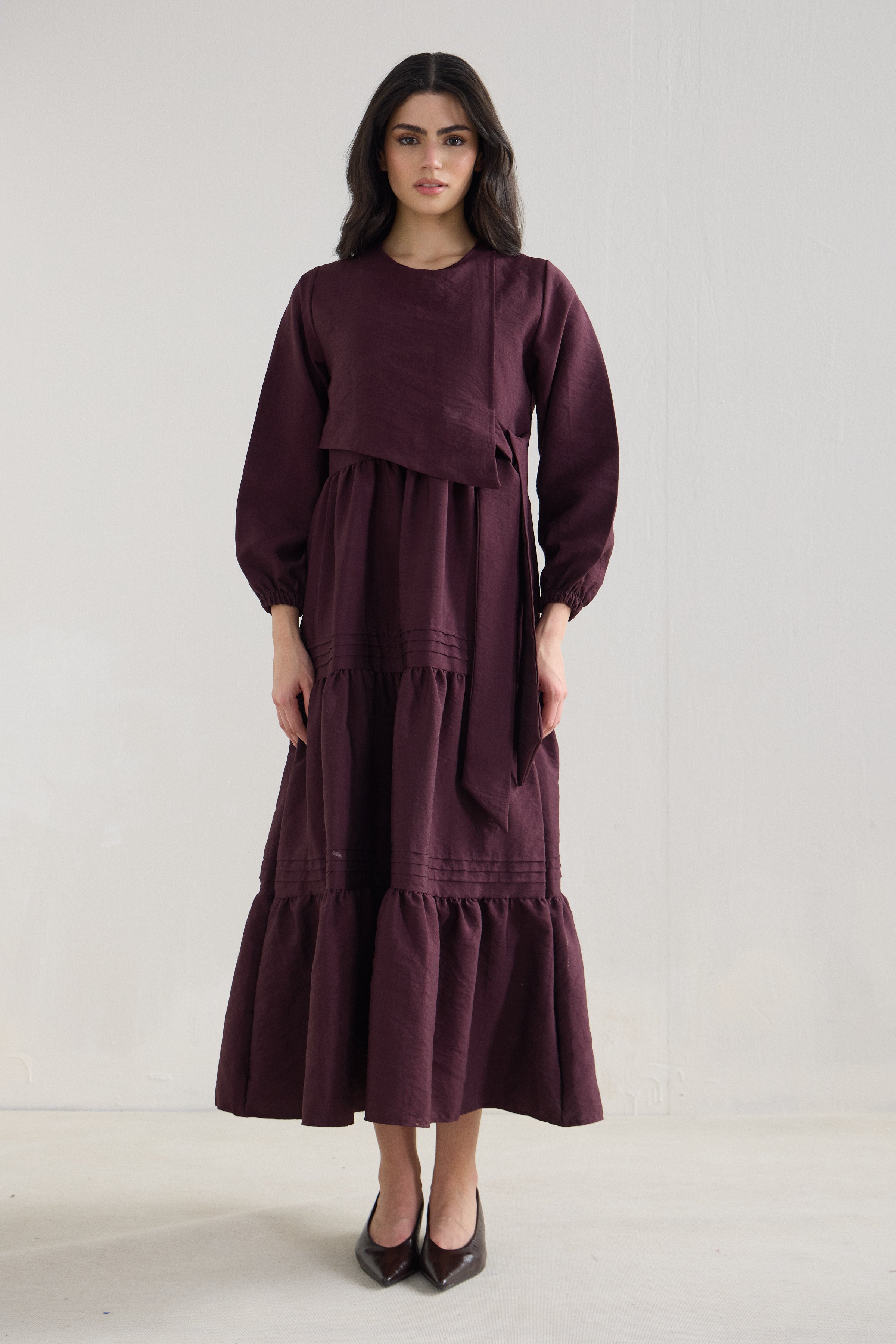 Layered Tie Dress