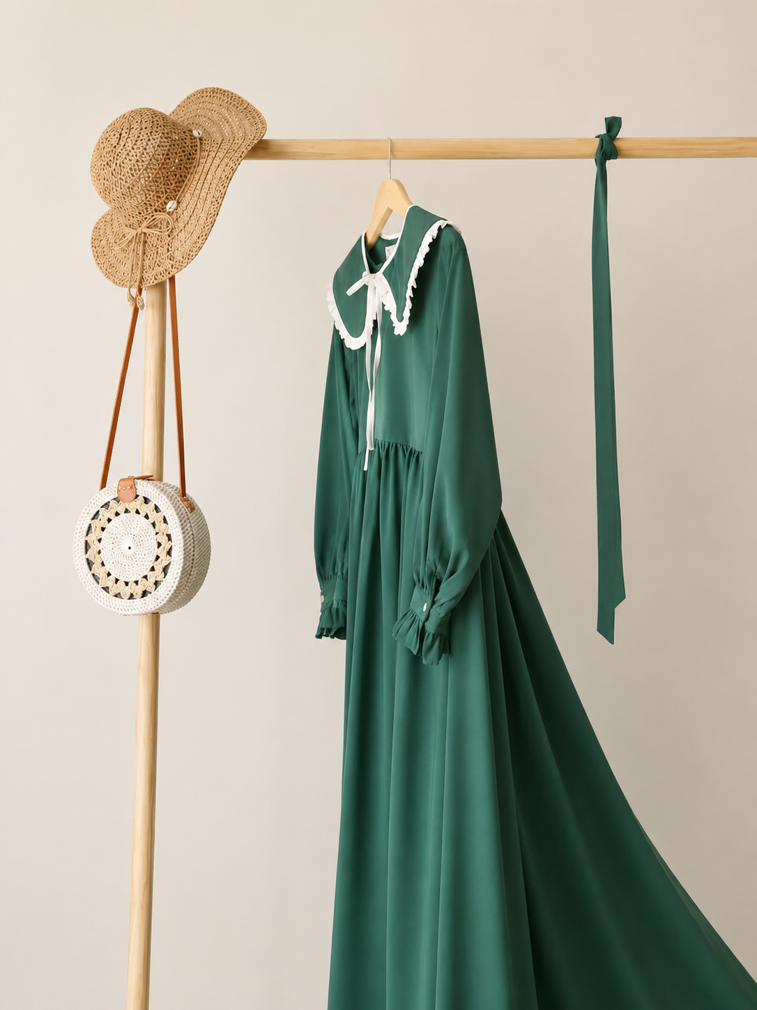 Lina Medina Silk Maxi Kleid