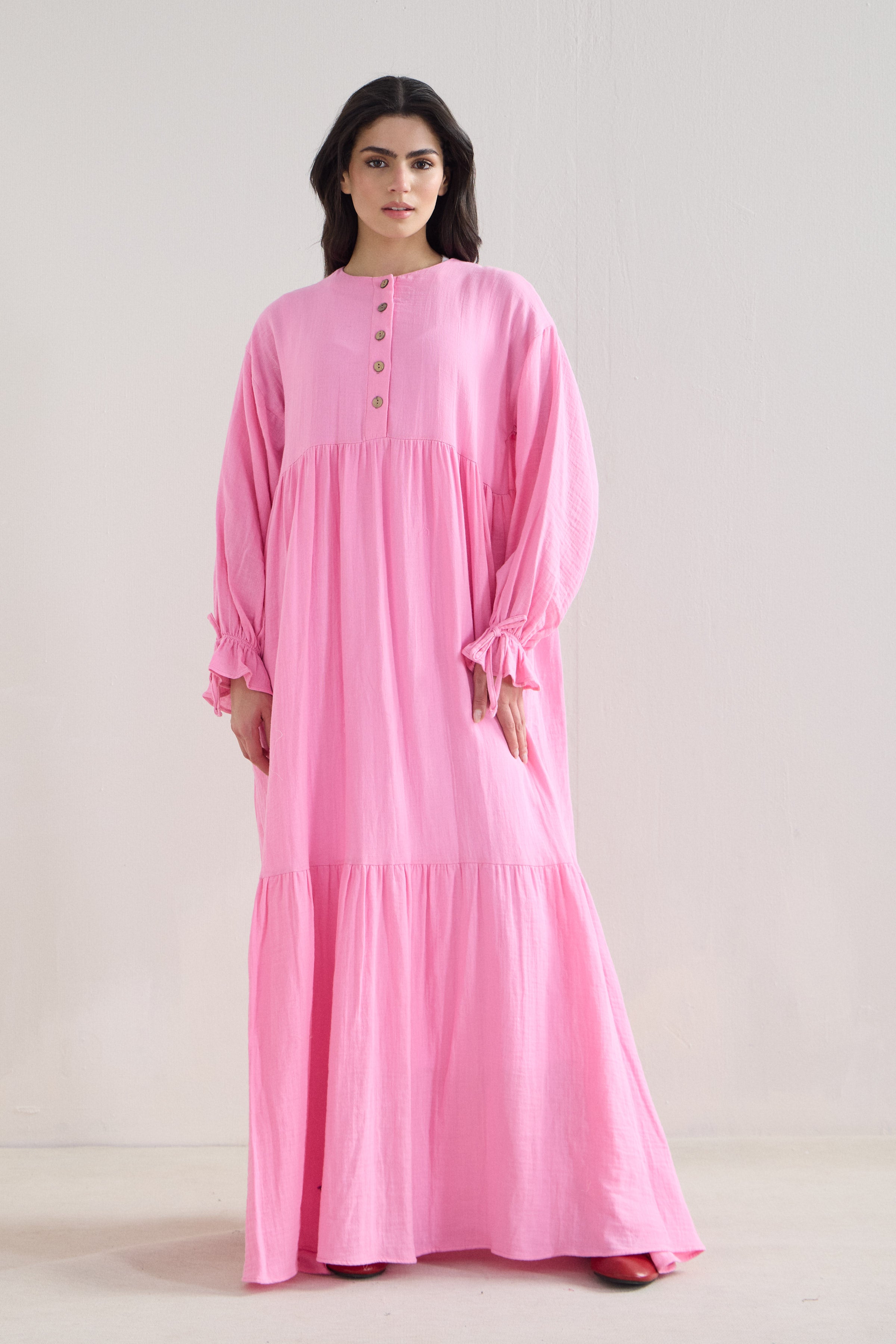 Muslin Boho Maxi Dress