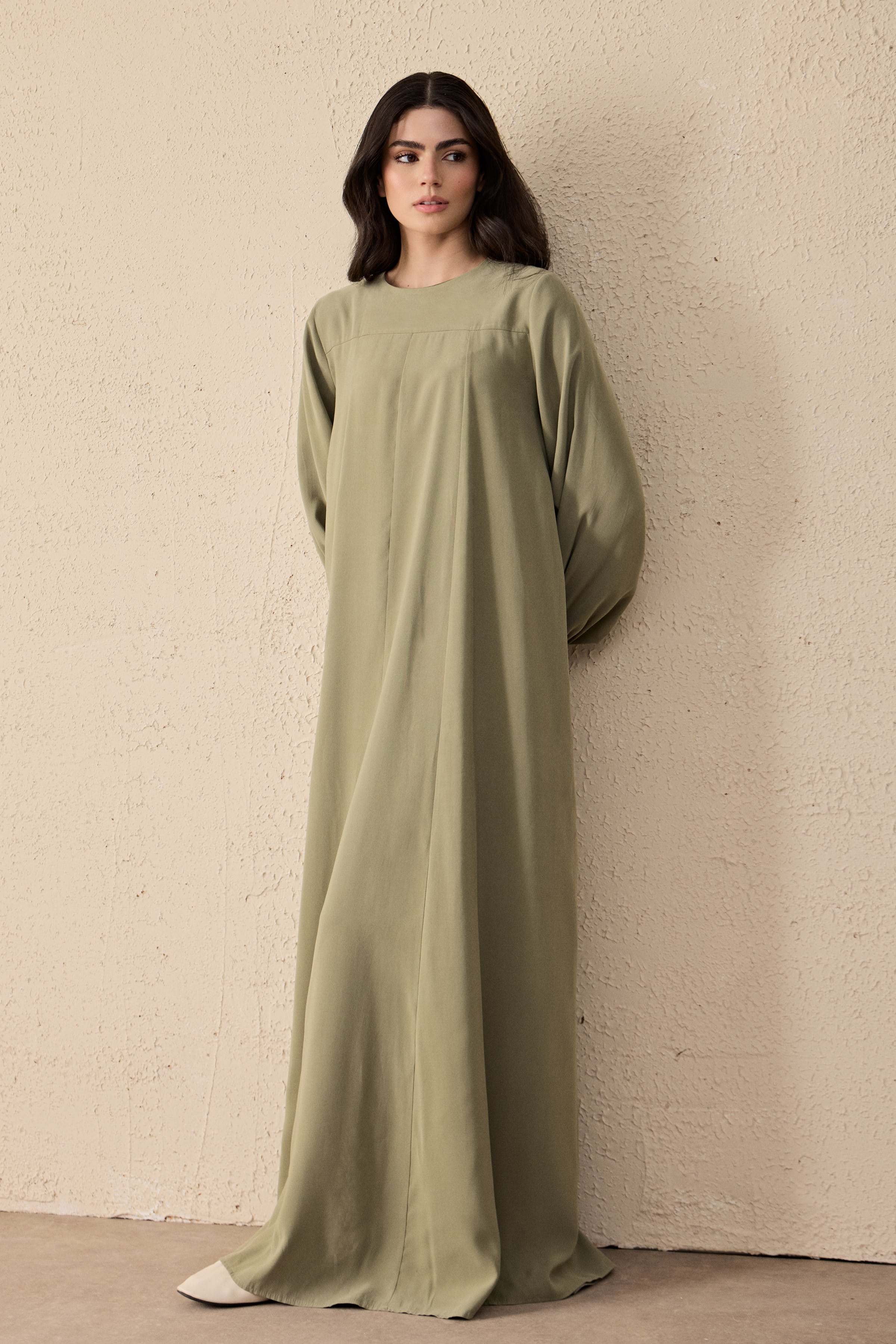 Pure Flow Lyocell Maxi Kleid