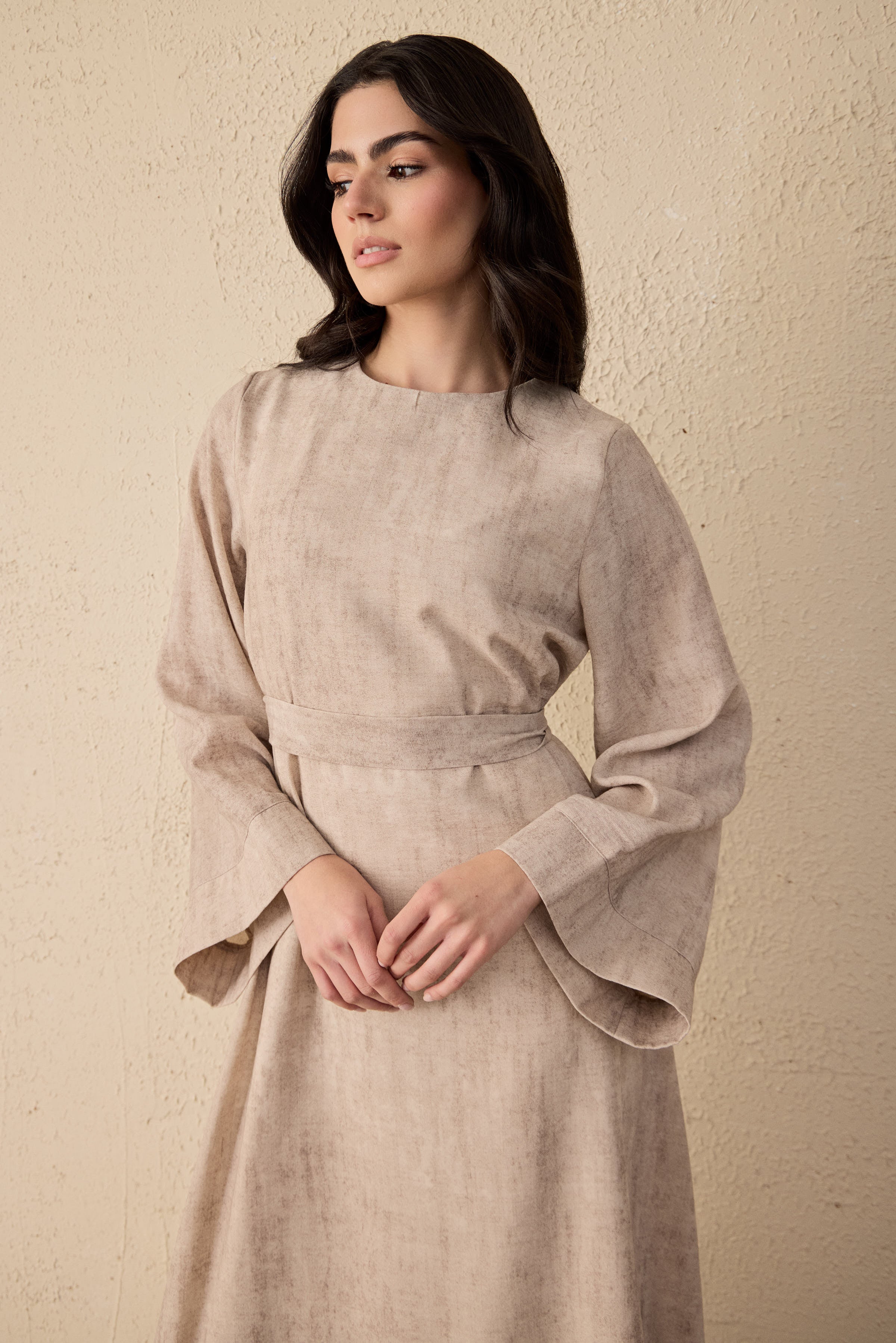 Sahara Hand Dyed Linen Kleid