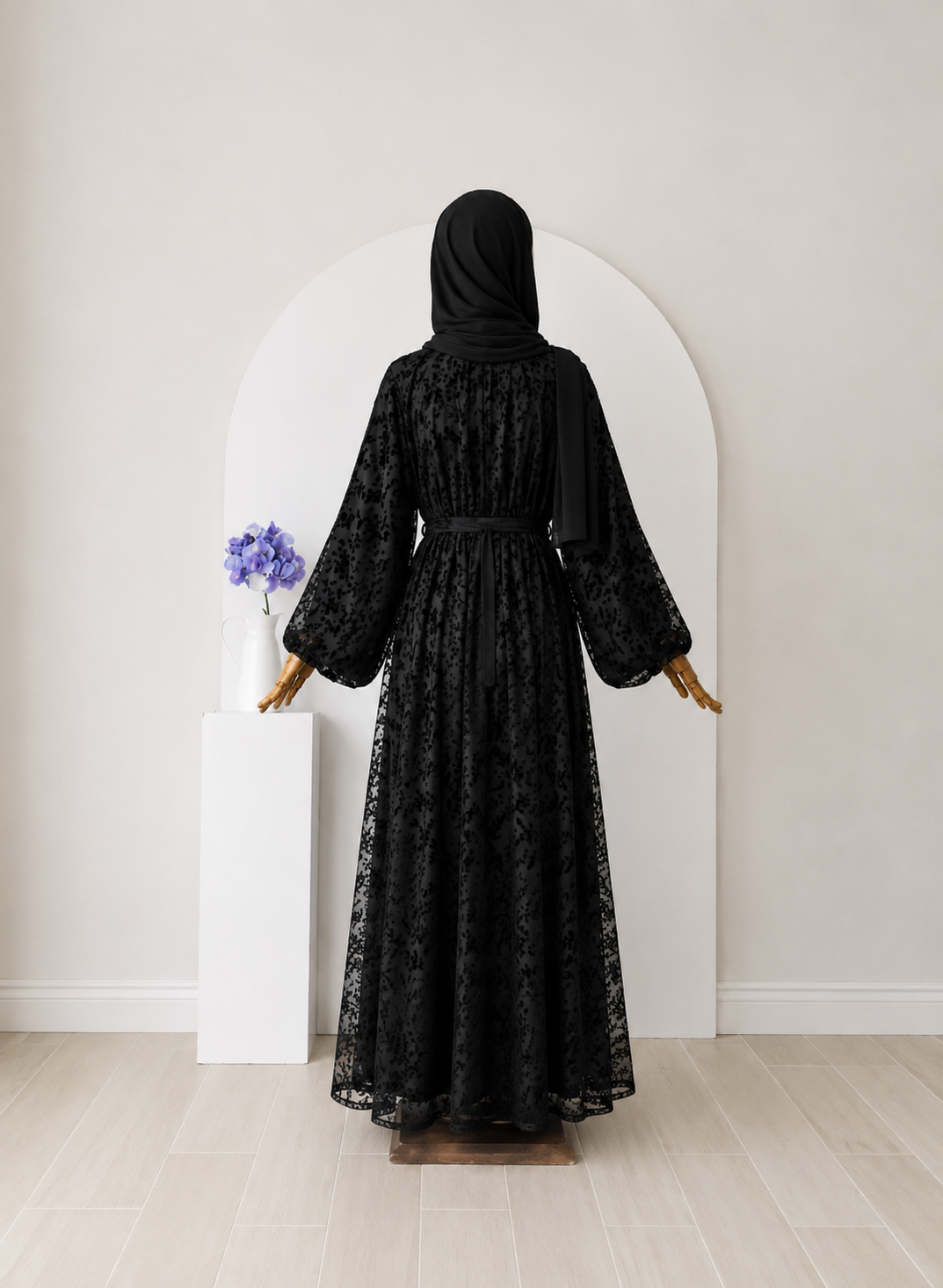 Selen Spitzen Maxi Kleid