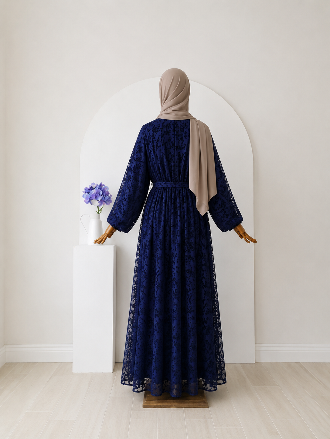 Selen Spitzen Maxi Kleid