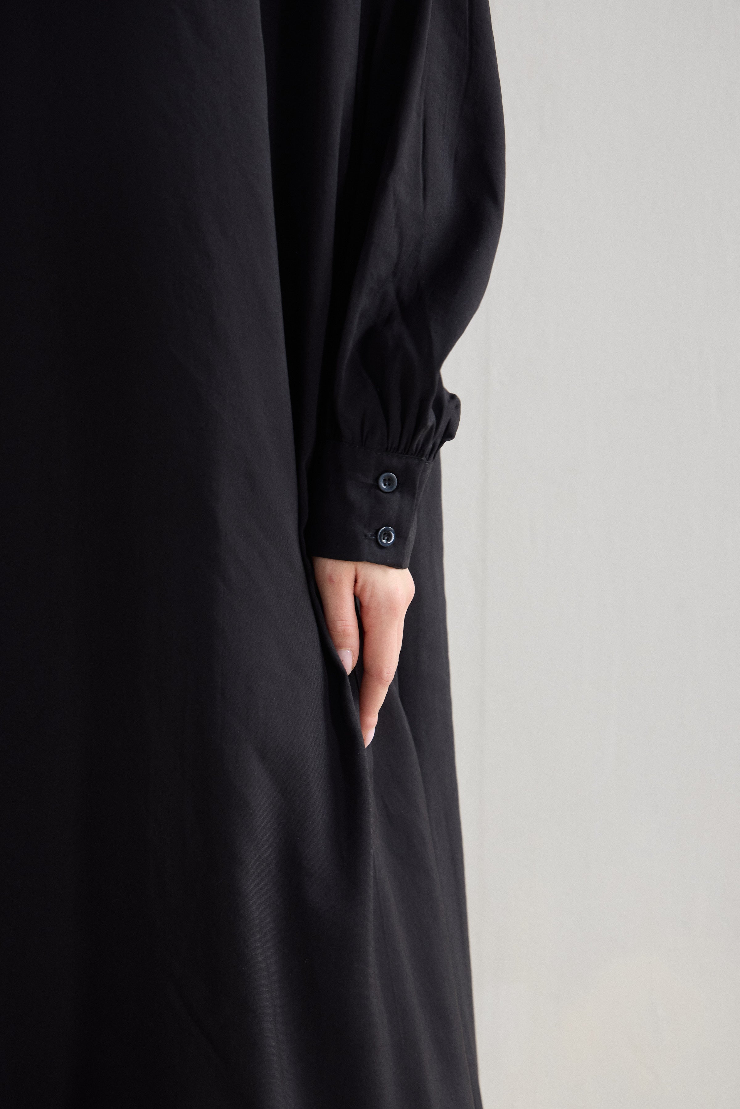 Soft Flow Oversize Modal Cupro Maksi Elbise