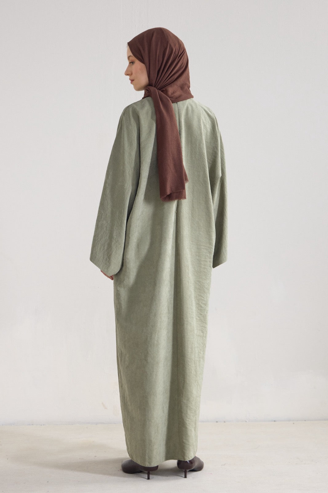 Sora Cupra Maxi Kleid