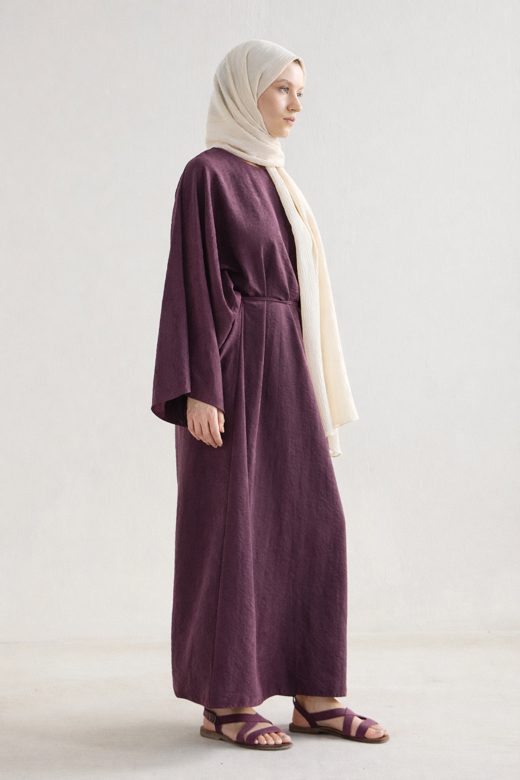 Sora Cupra Maxi Kleid