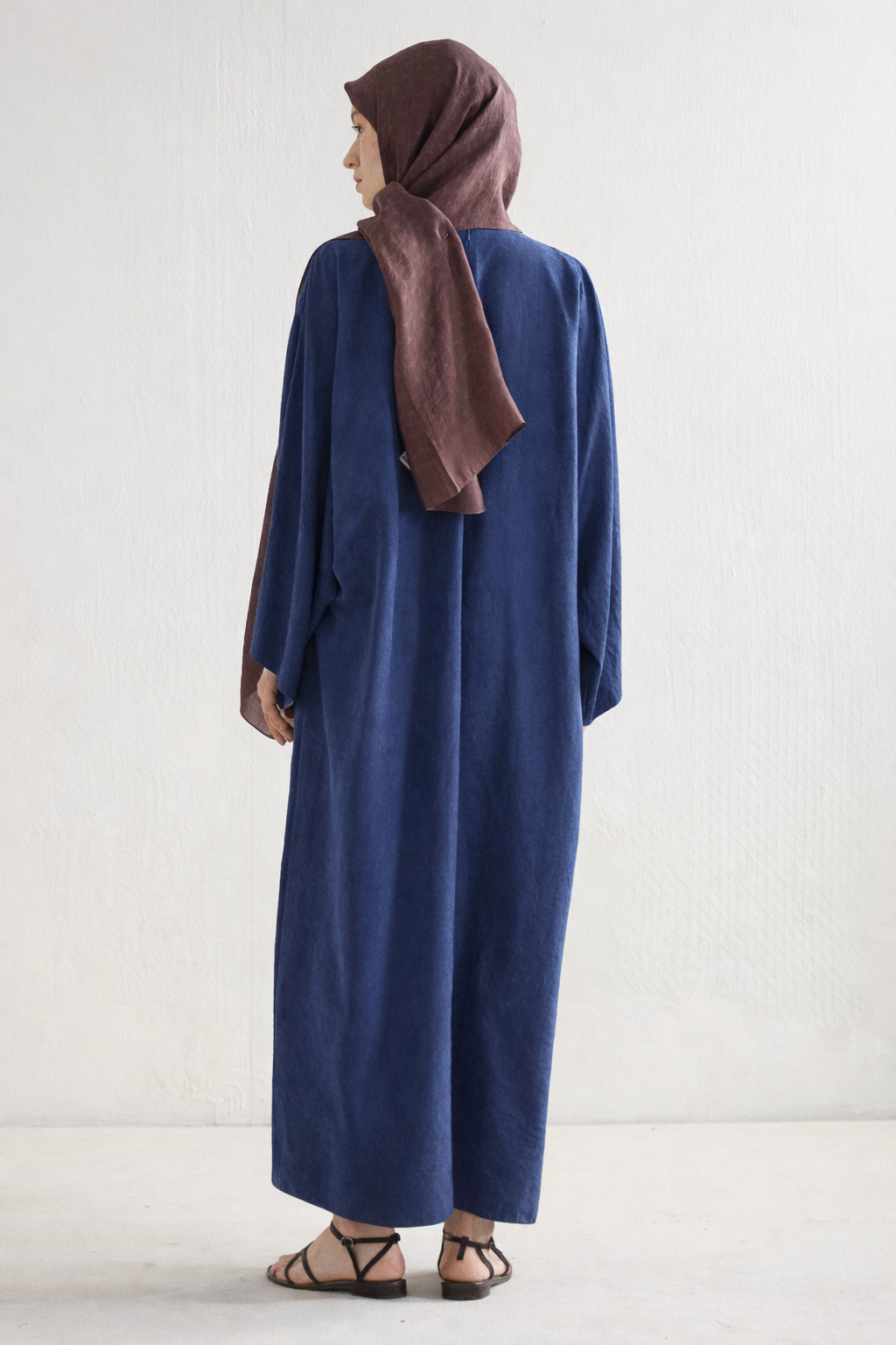 Sora Cupra Maxi Kleid
