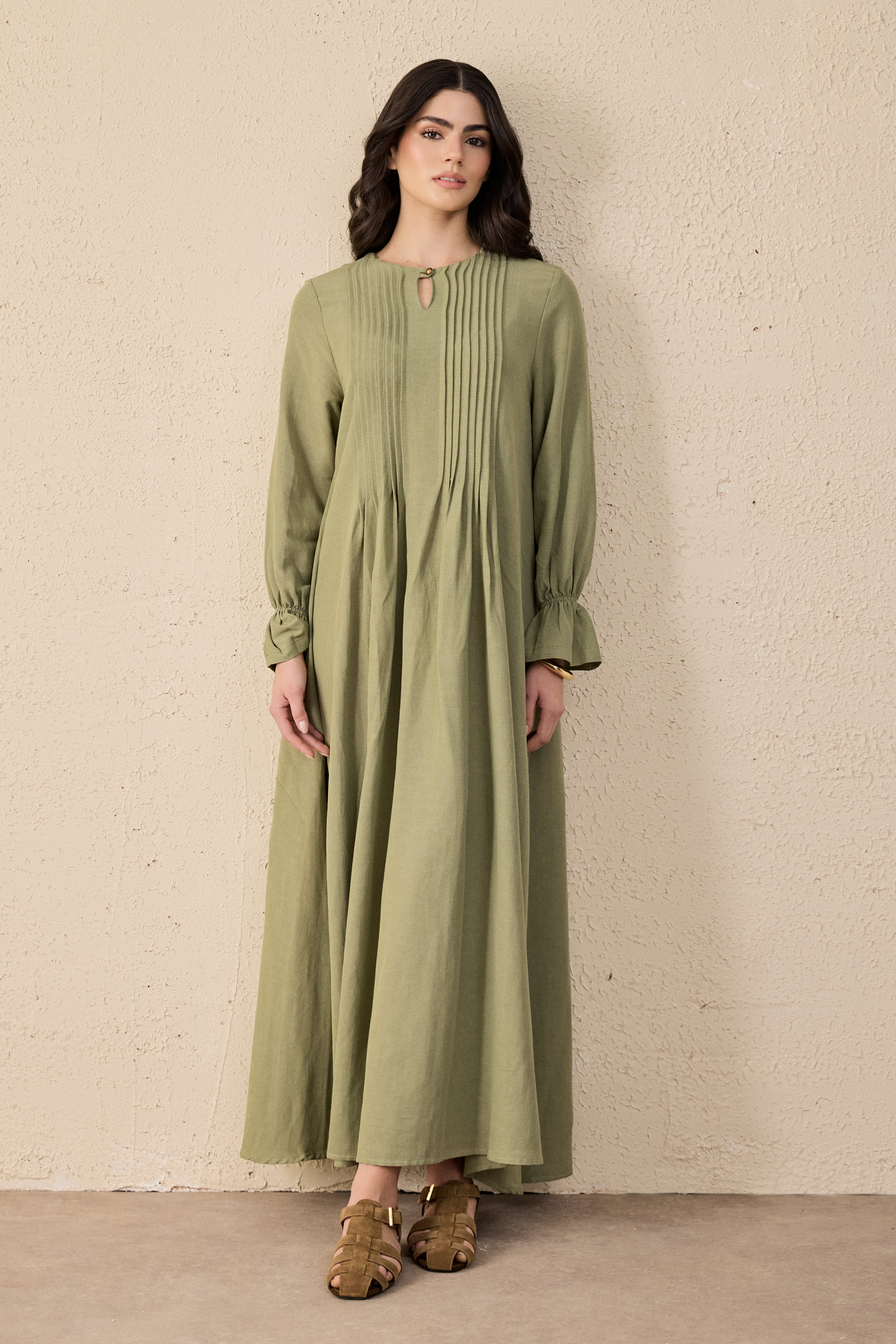 Terra Linen Maxi Dress