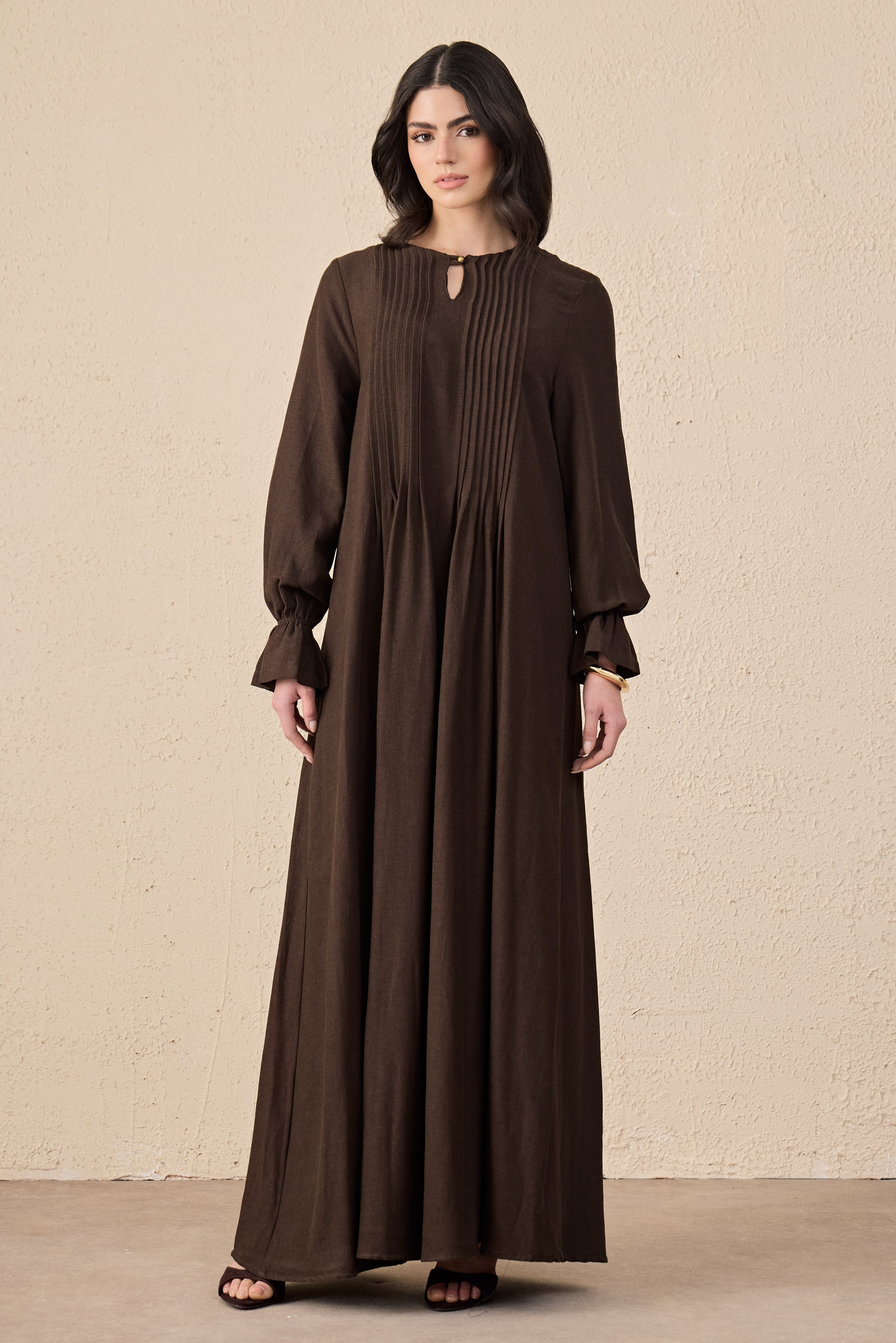 Terra Linen Maxi Dress