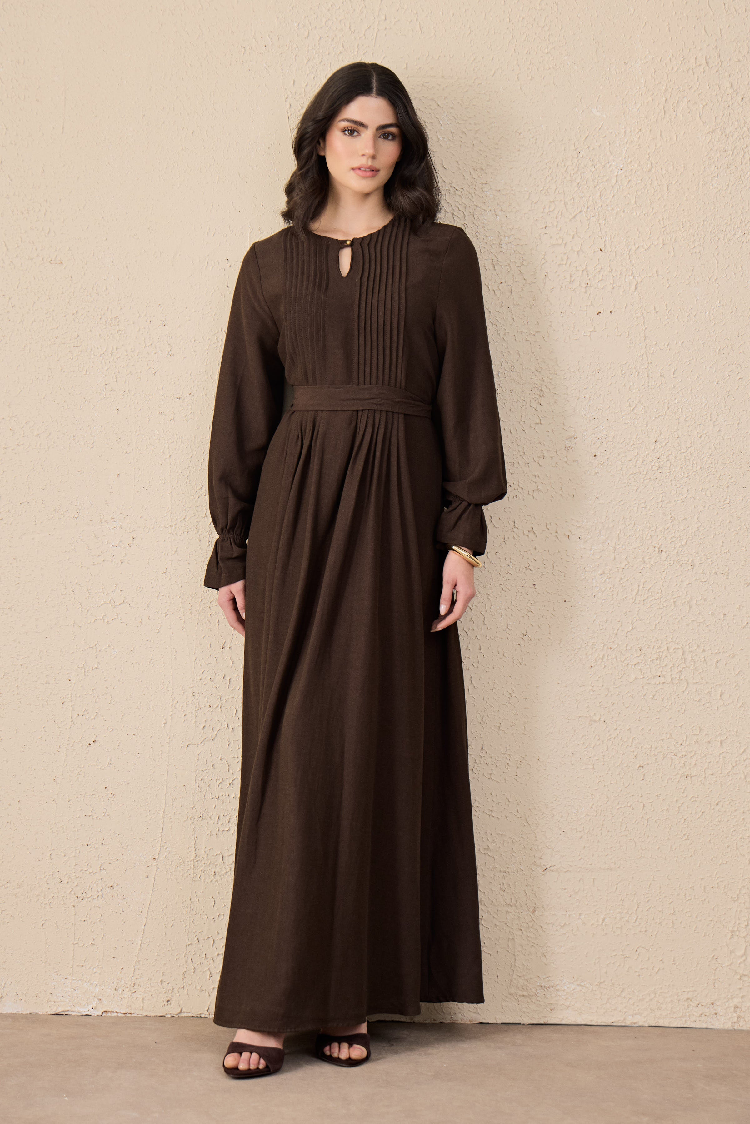 Terra Linen Maxi Dress