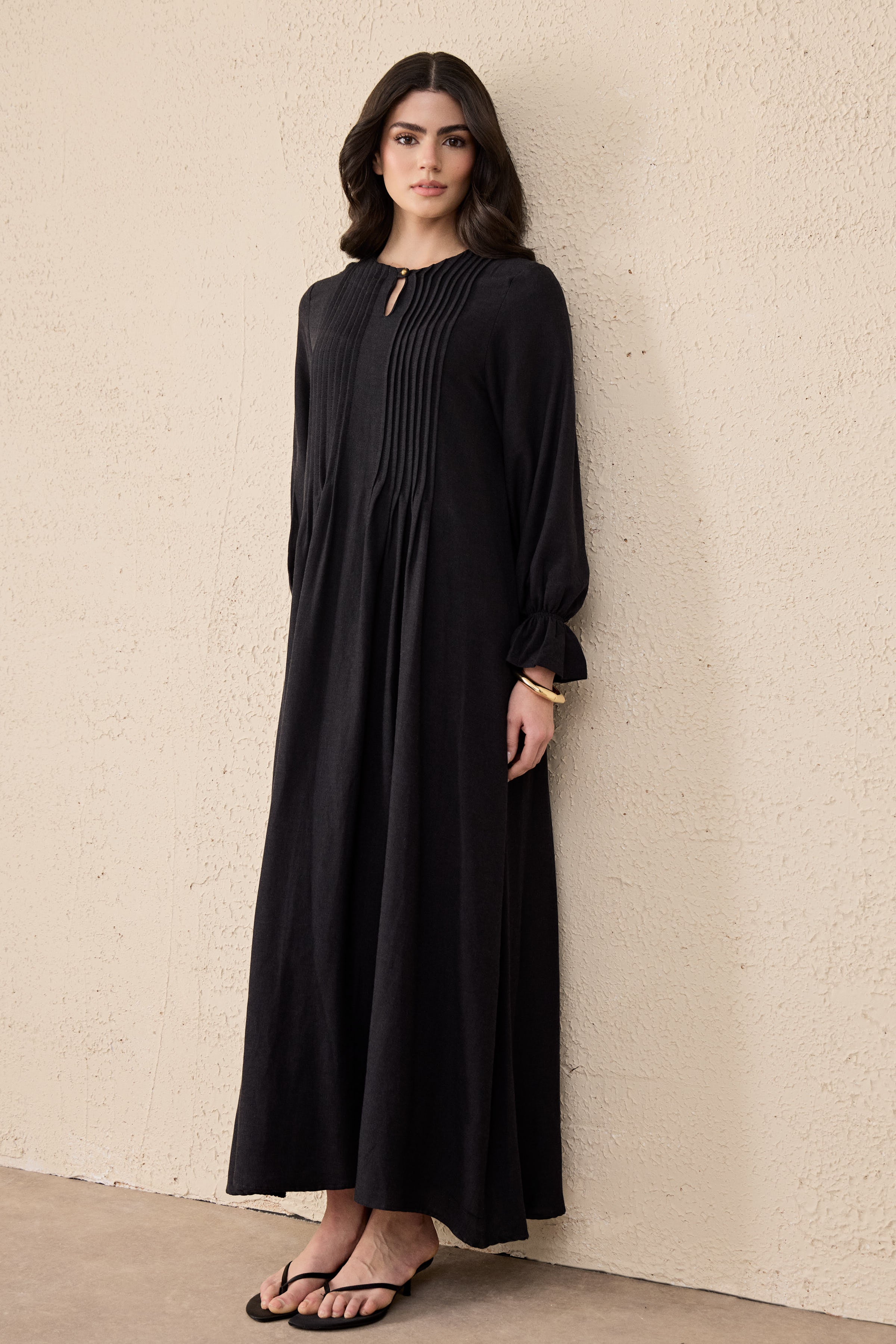Terra Linen Maxi Dress
