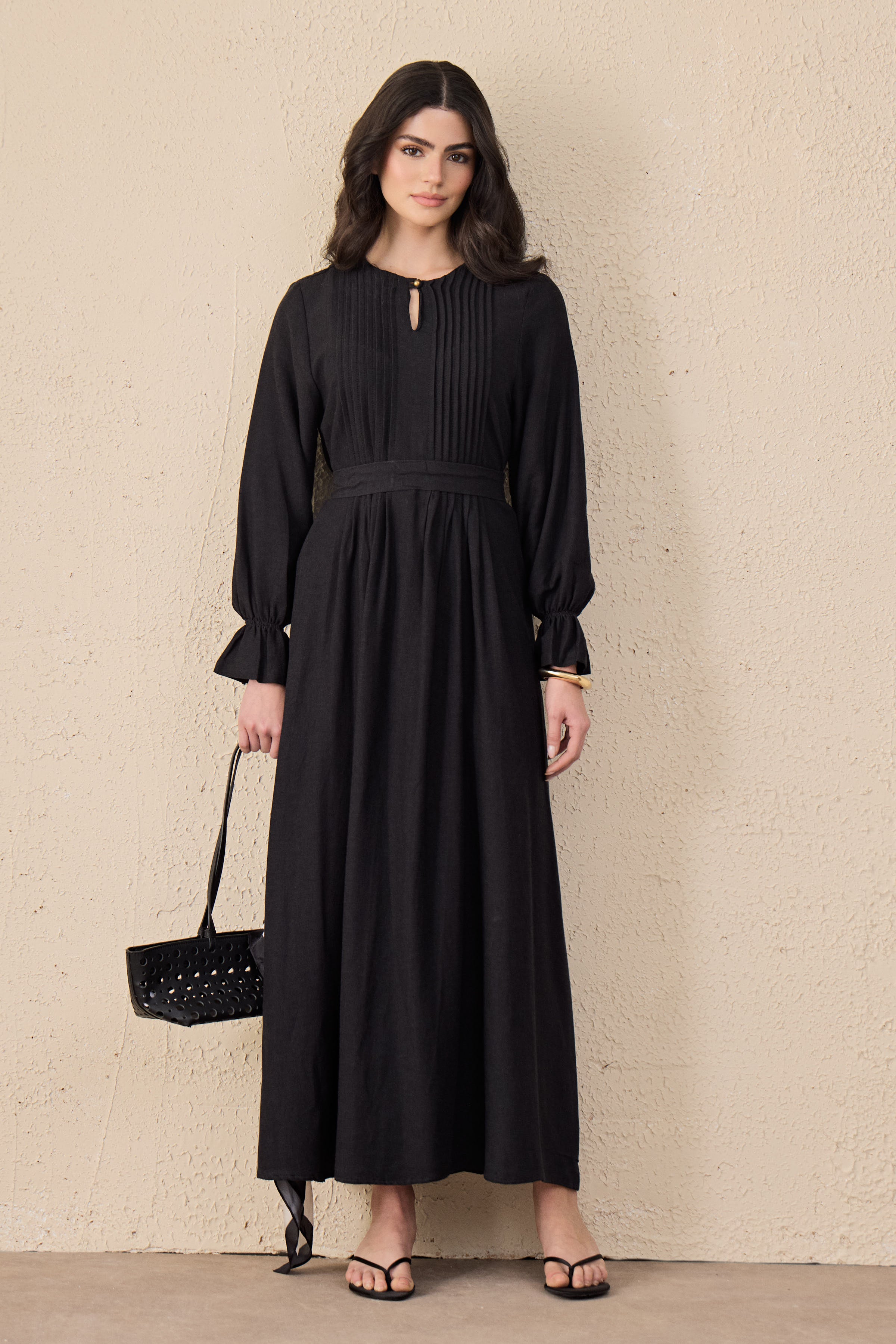 Terra Linen Maxi Dress