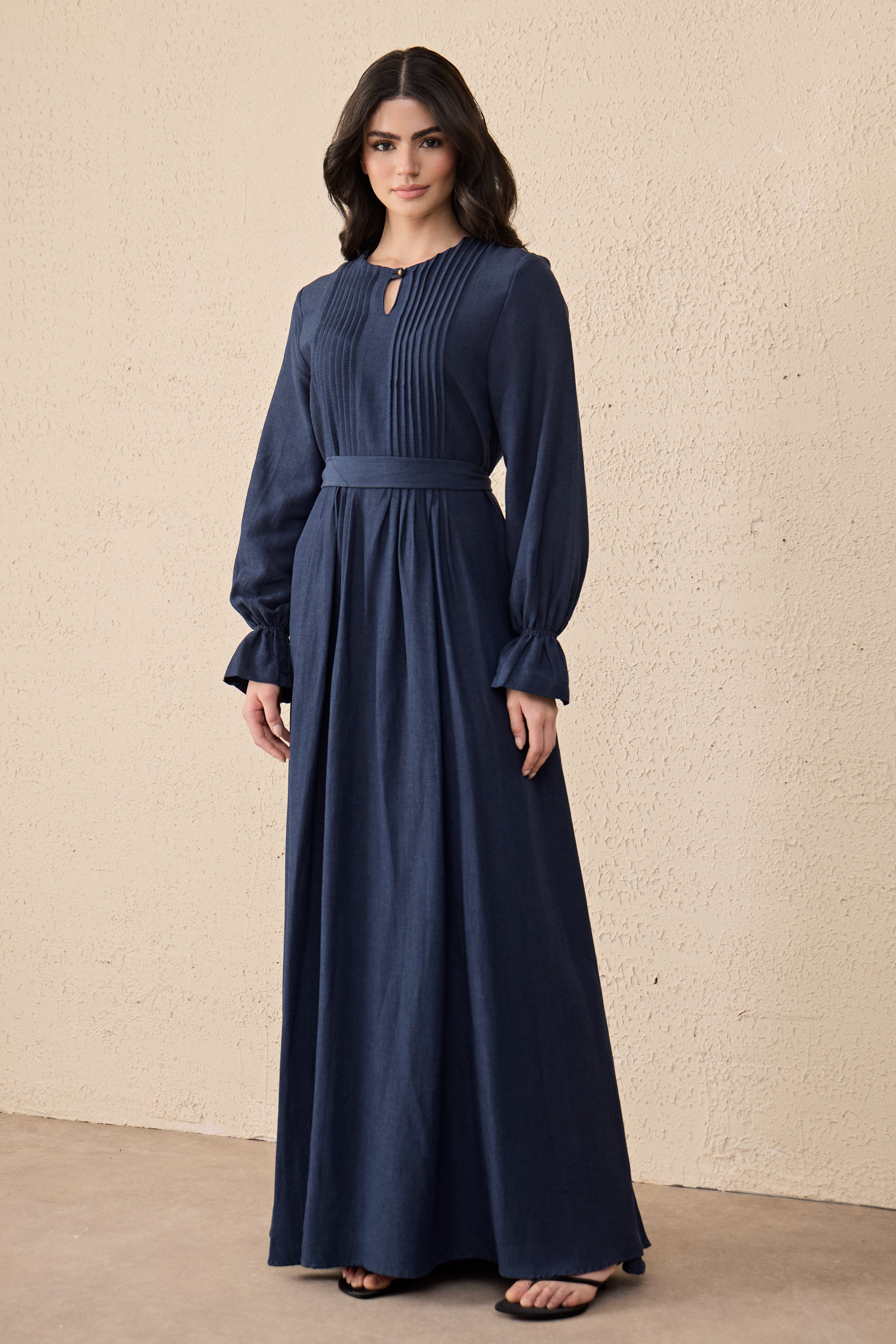 Terra Linen Maxi Dress