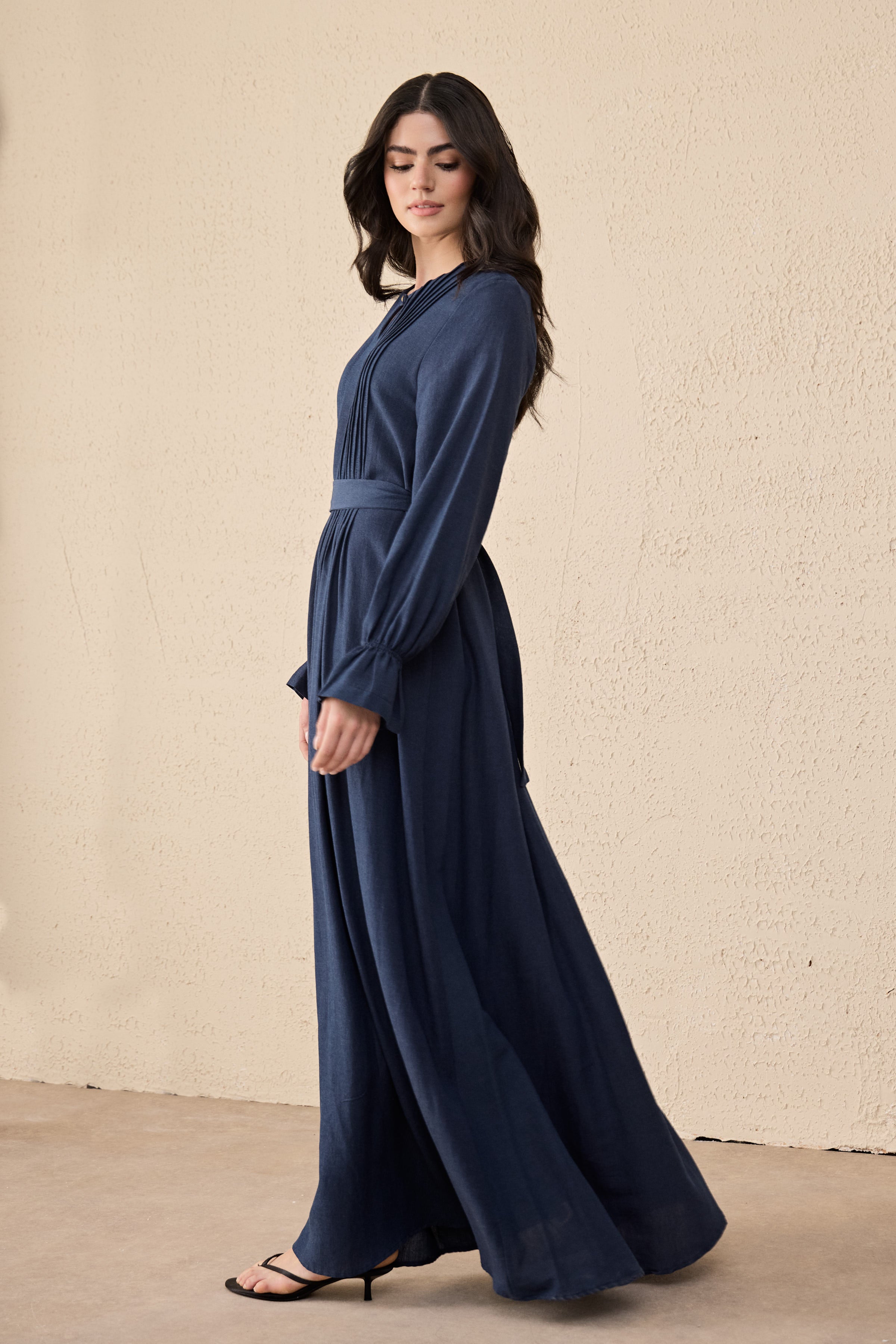 Terra Linen Maxi Dress