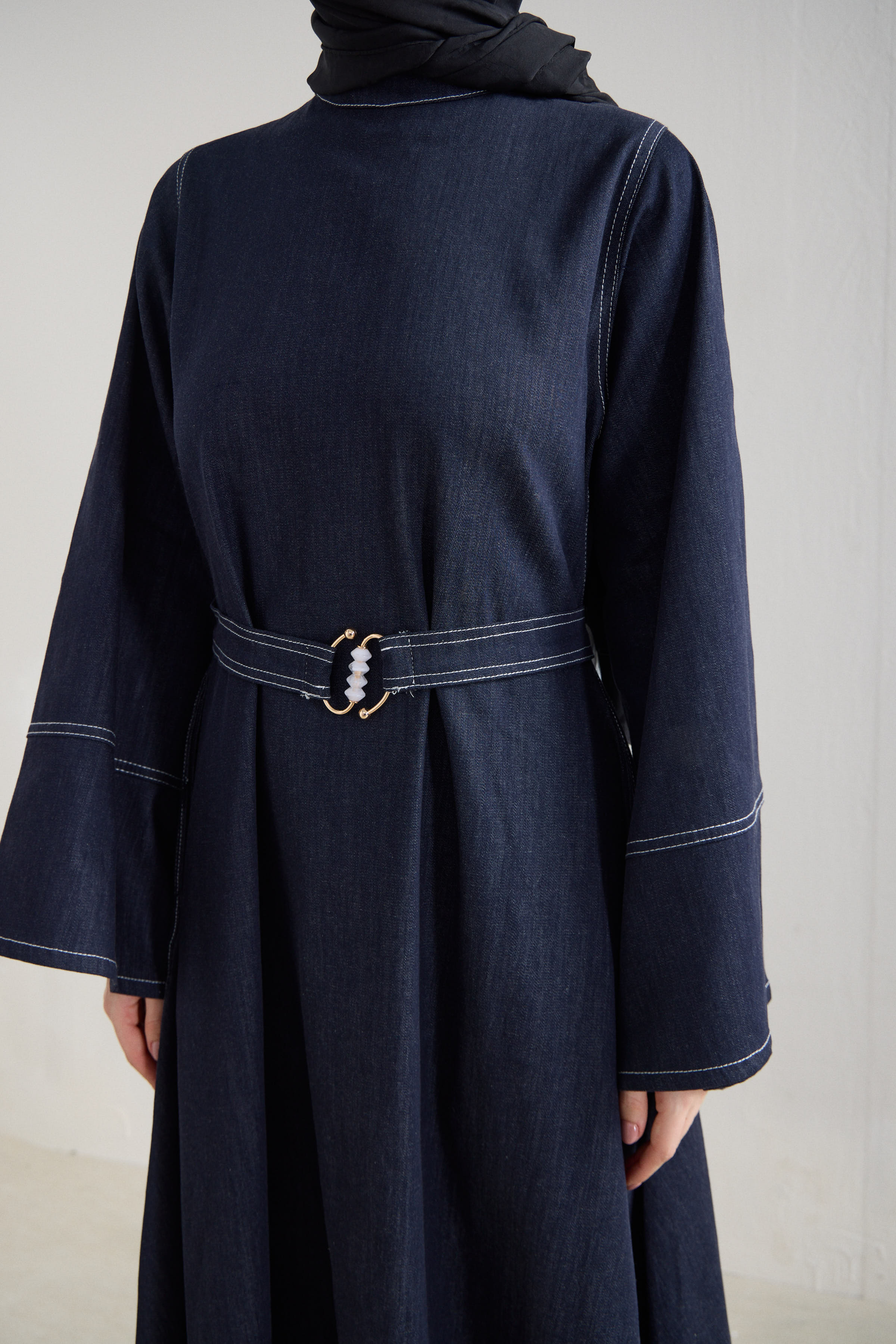 Vale Denim Maxikleid