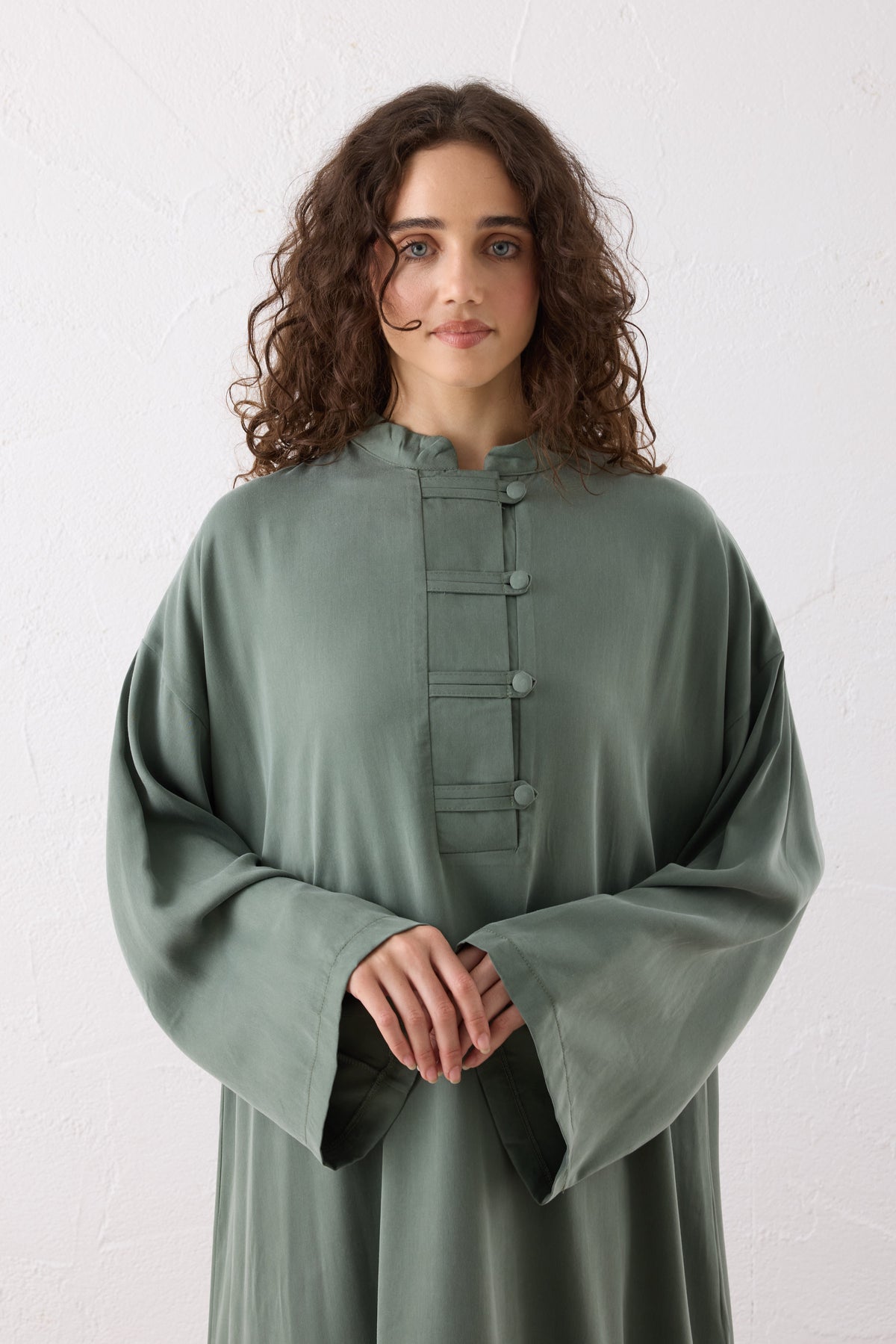 Asia Silk Cupra Maxi Kleid