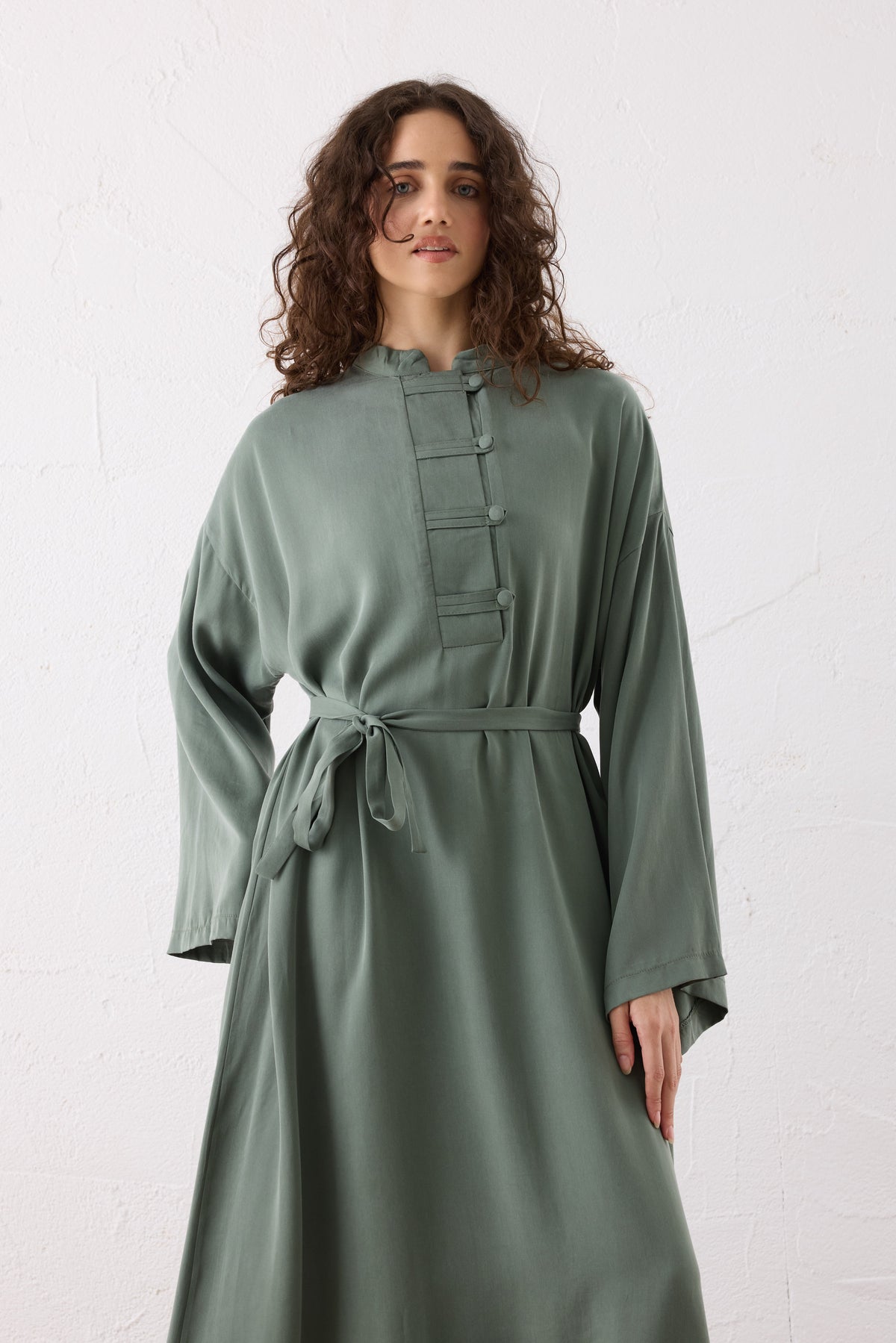 Asia Silk Cupra Maxi Kleid